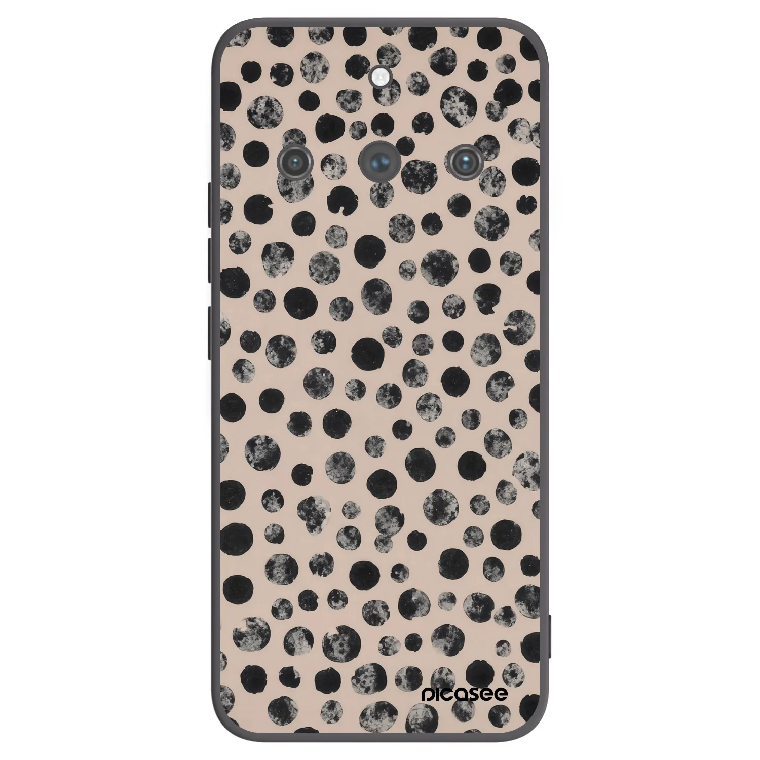Picasee silikónový čierny obal pre Realme 11 Pro+ - Dots