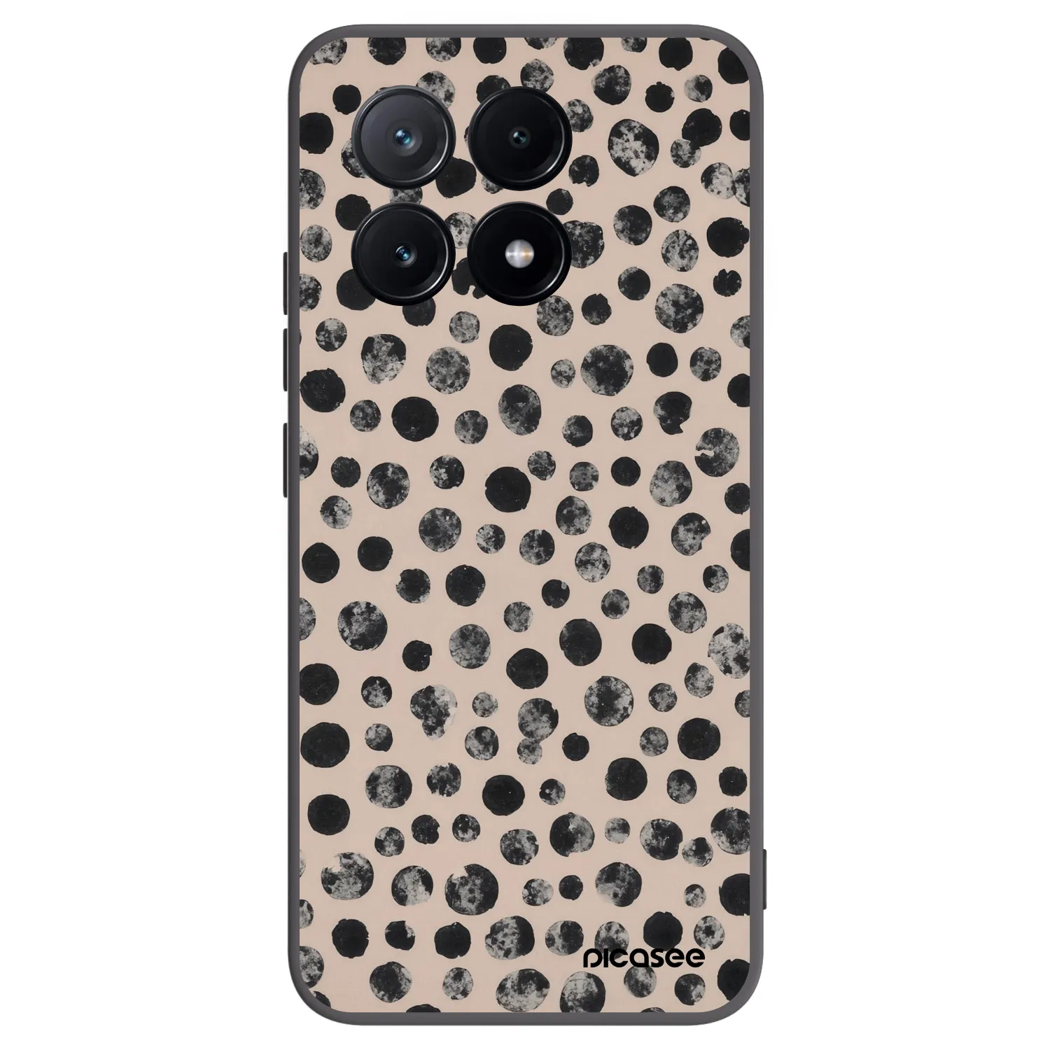 Picasee silikónový čierny obal pre Xiaomi Poco X6 Pro - Dots