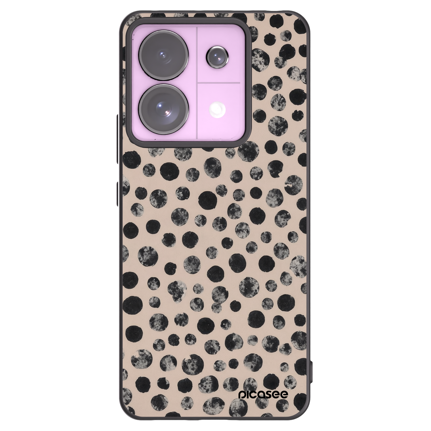 Picasee silikónový čierny obal pre Xiaomi Redmi Note 13 Pro 5G - Dots