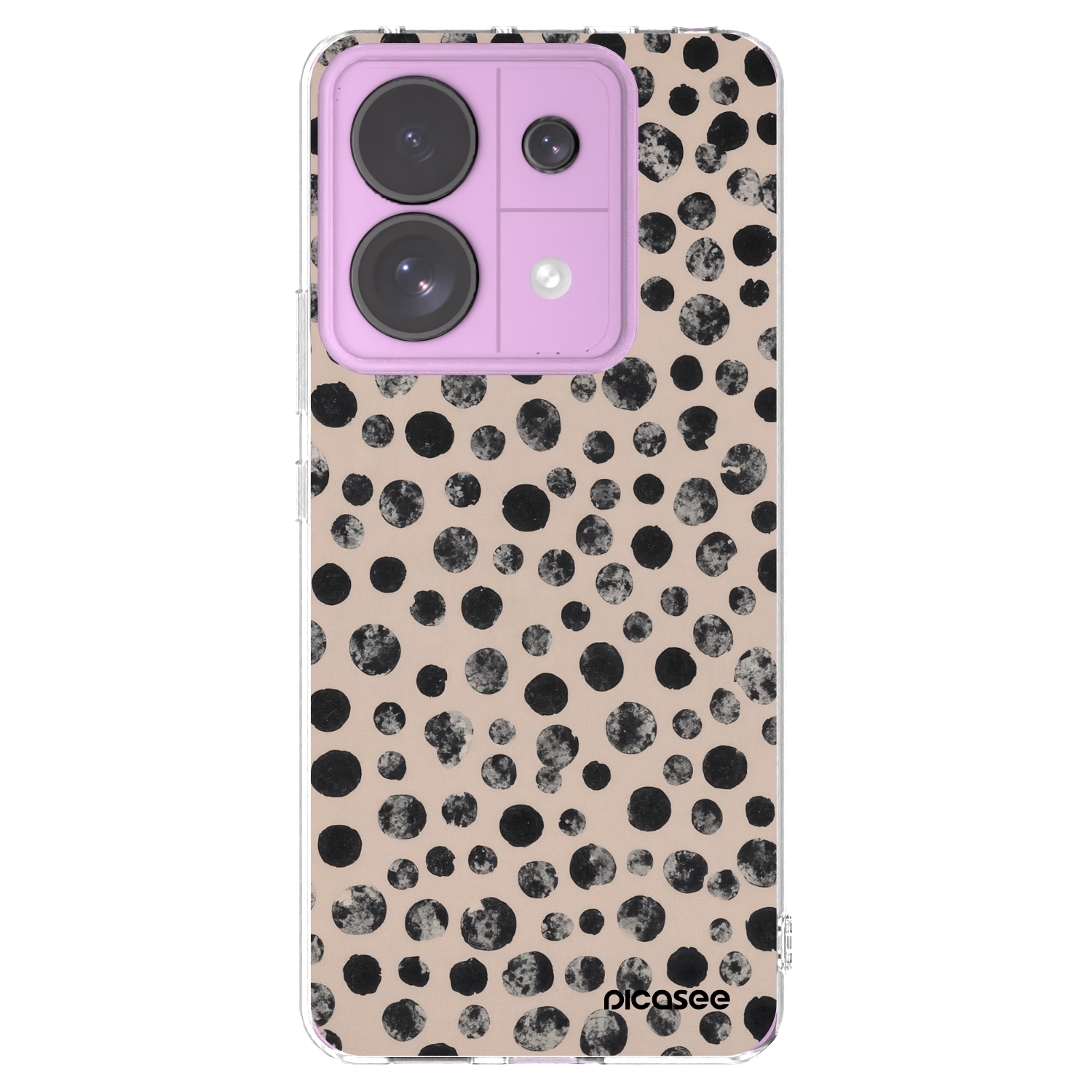 Picasee silikónový prehľadný obal pre Xiaomi Redmi Note 13 Pro 5G - Dots