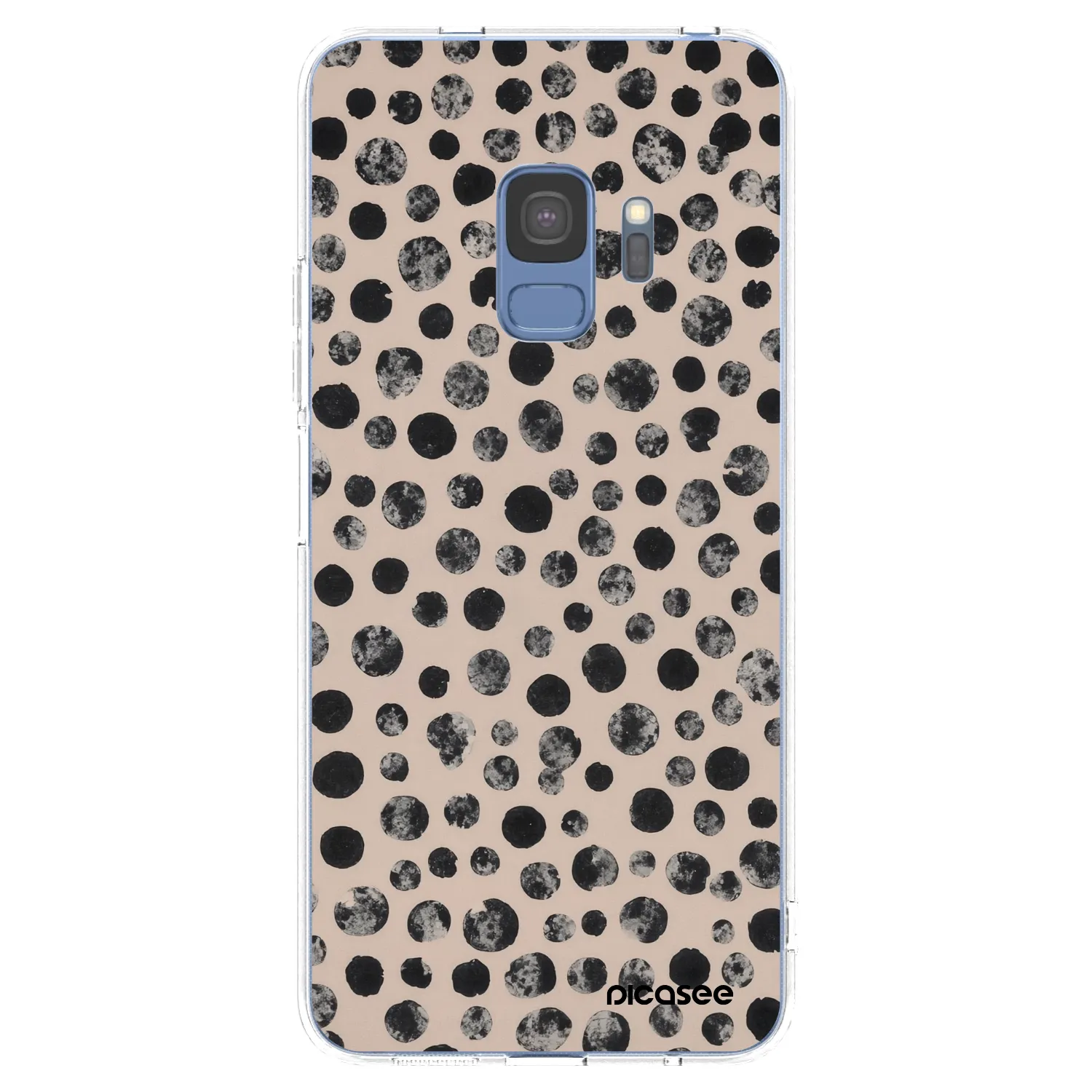 Picasee silikónový prehľadný obal pre Samsung Galaxy S9 G960F - Dots