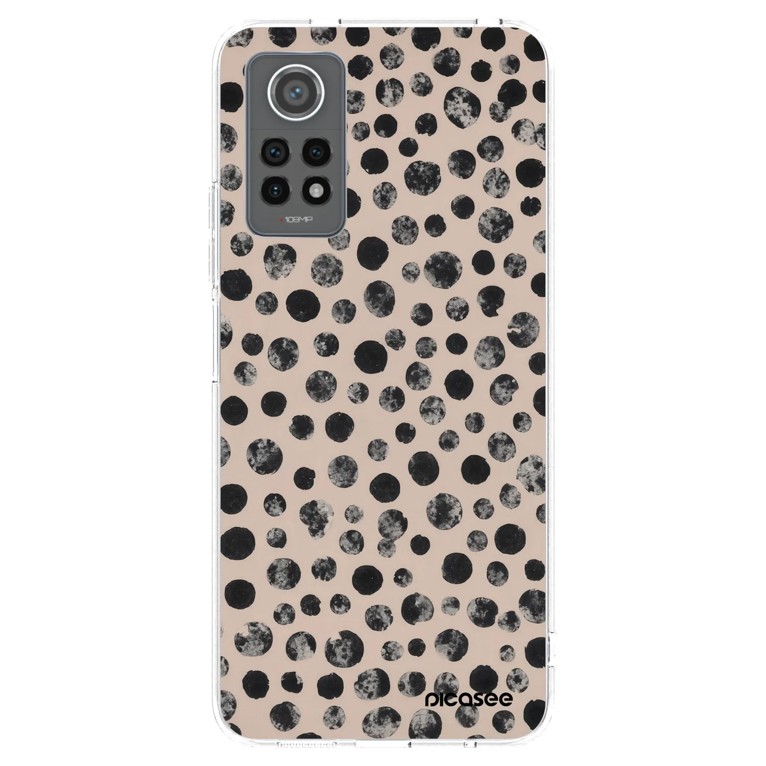 Picasee silikónový prehľadný obal pre Xiaomi Redmi Note 12 Pro 4G - Dots