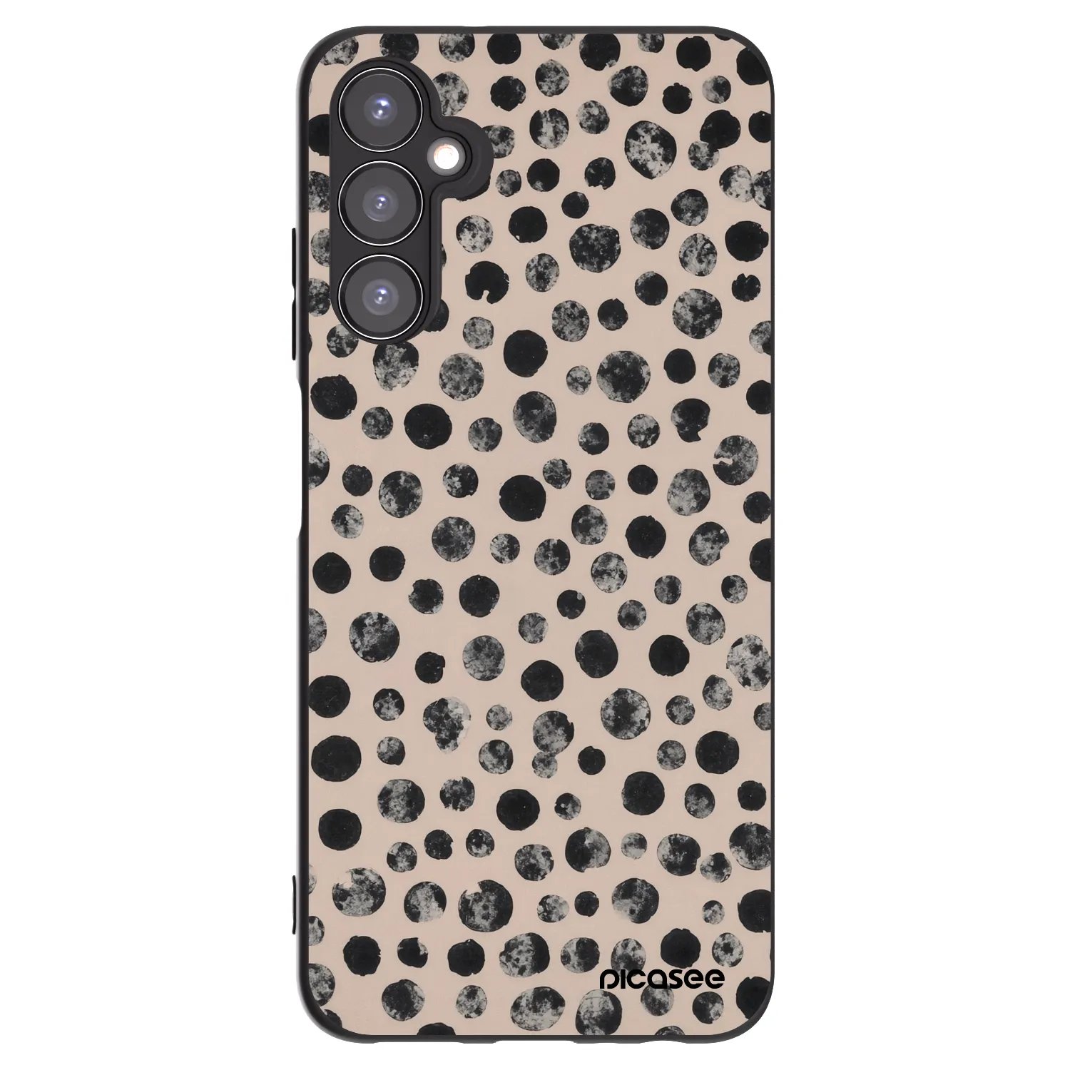 Picasee silikónový čierny obal pre Samsung Galaxy A05s A057G - Dots