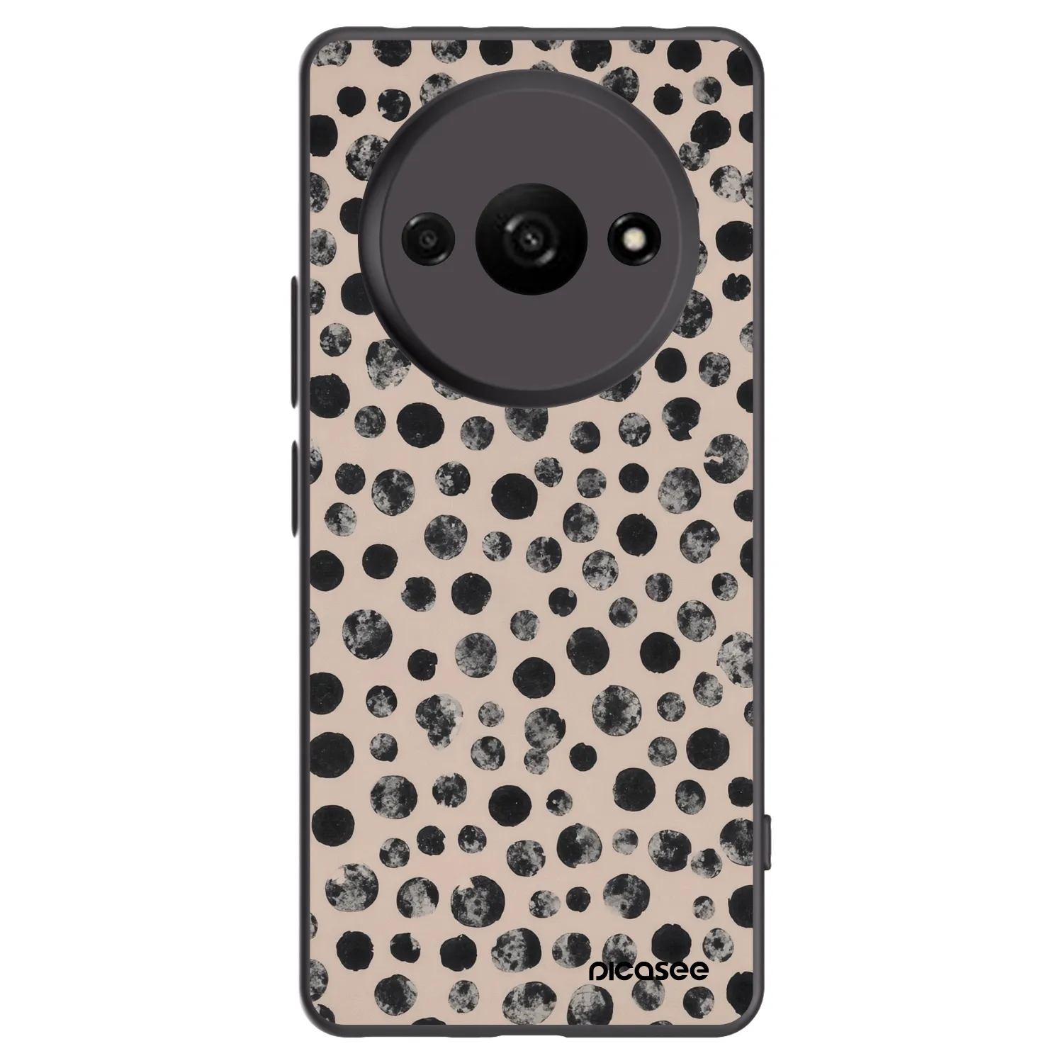 Picasee silikónový čierny obal pre Xiaomi Redmi A3 - Dots