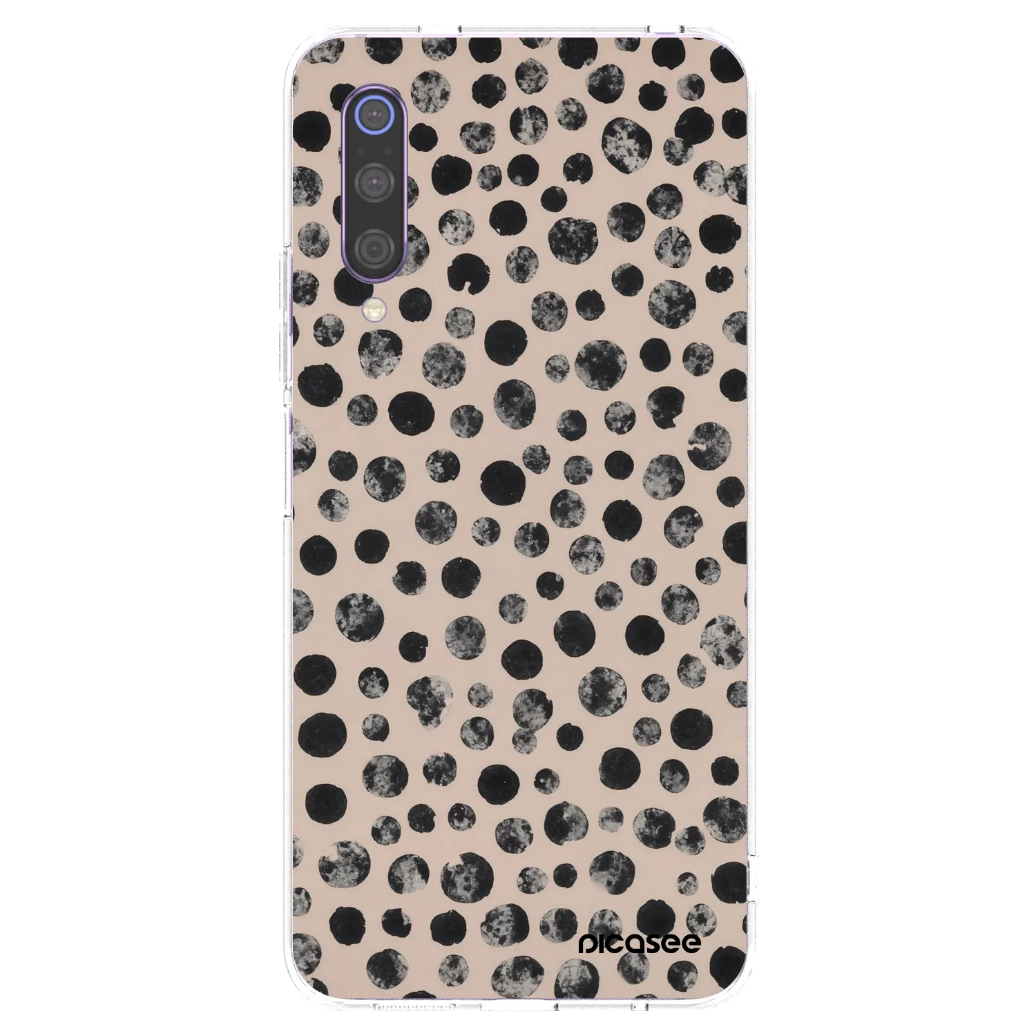 Picasee silikónový prehľadný obal pre Xiaomi Mi 9 - Dots