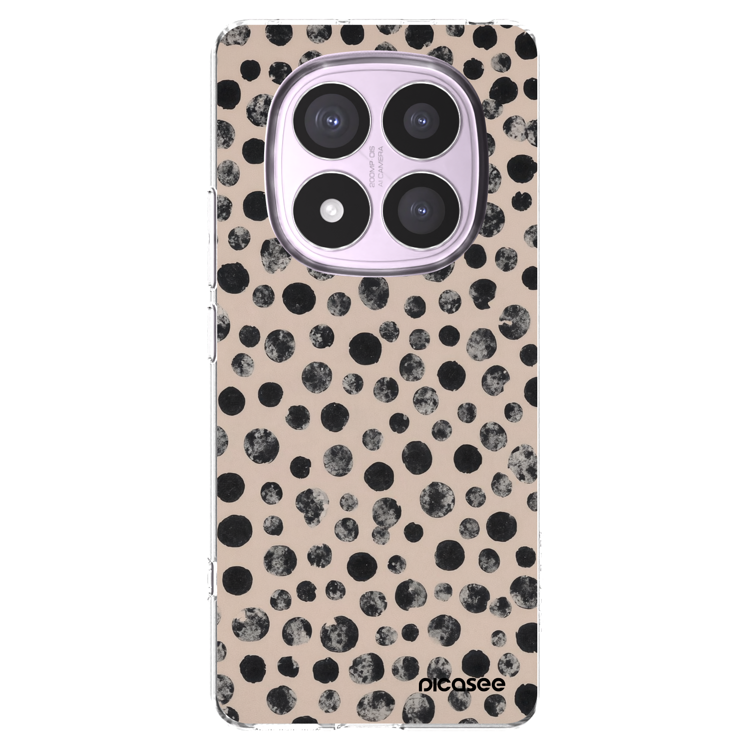 Picasee silikónový prehľadný obal pre Xiaomi Redmi Note 14 Pro 5G - Dots