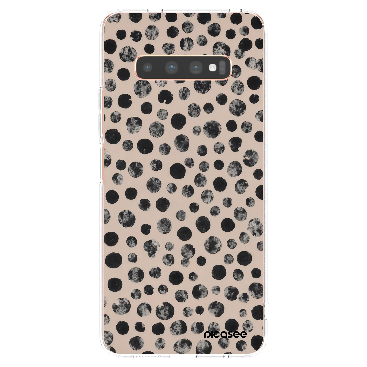 Picasee silikónový prehľadný obal pre Samsung Galaxy S10 Plus G975 - Dots