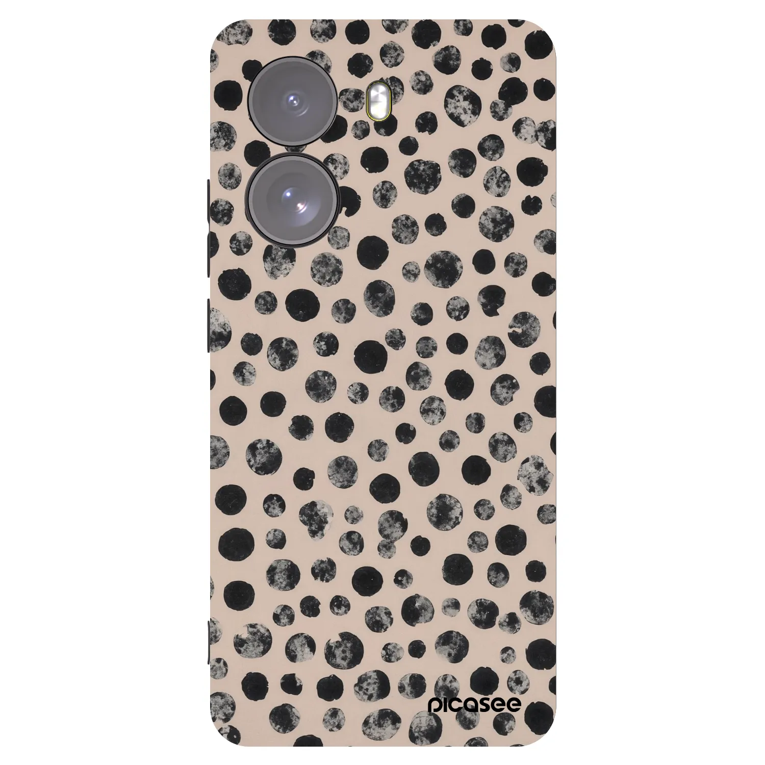 Picasee silikónový čierny obal pre Xiaomi Poco X7 - Dots