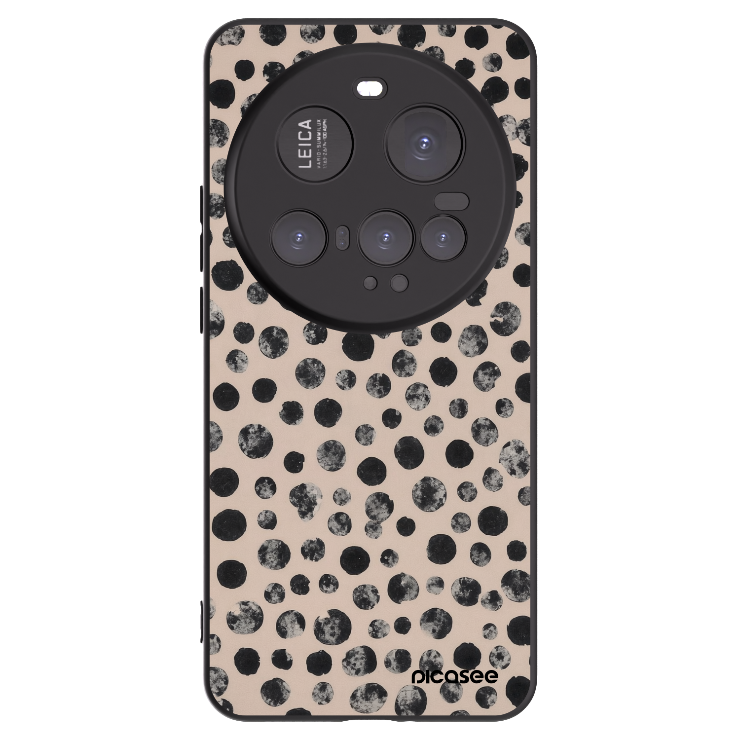 Picasee silikónový čierny obal pre Xiaomi 15 Ultra - Dots