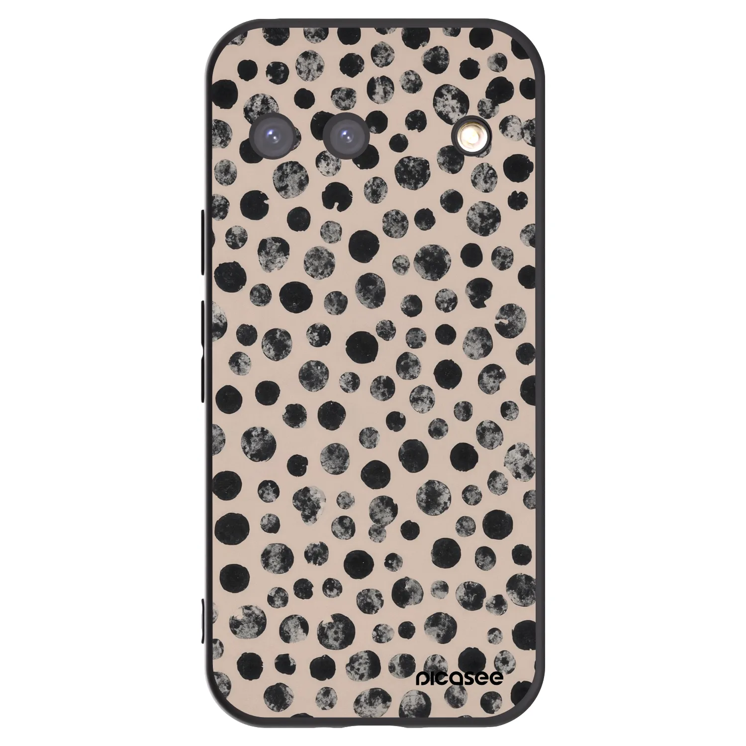 Picasee silikónový čierny obal pre Google Pixel 9 - Dots