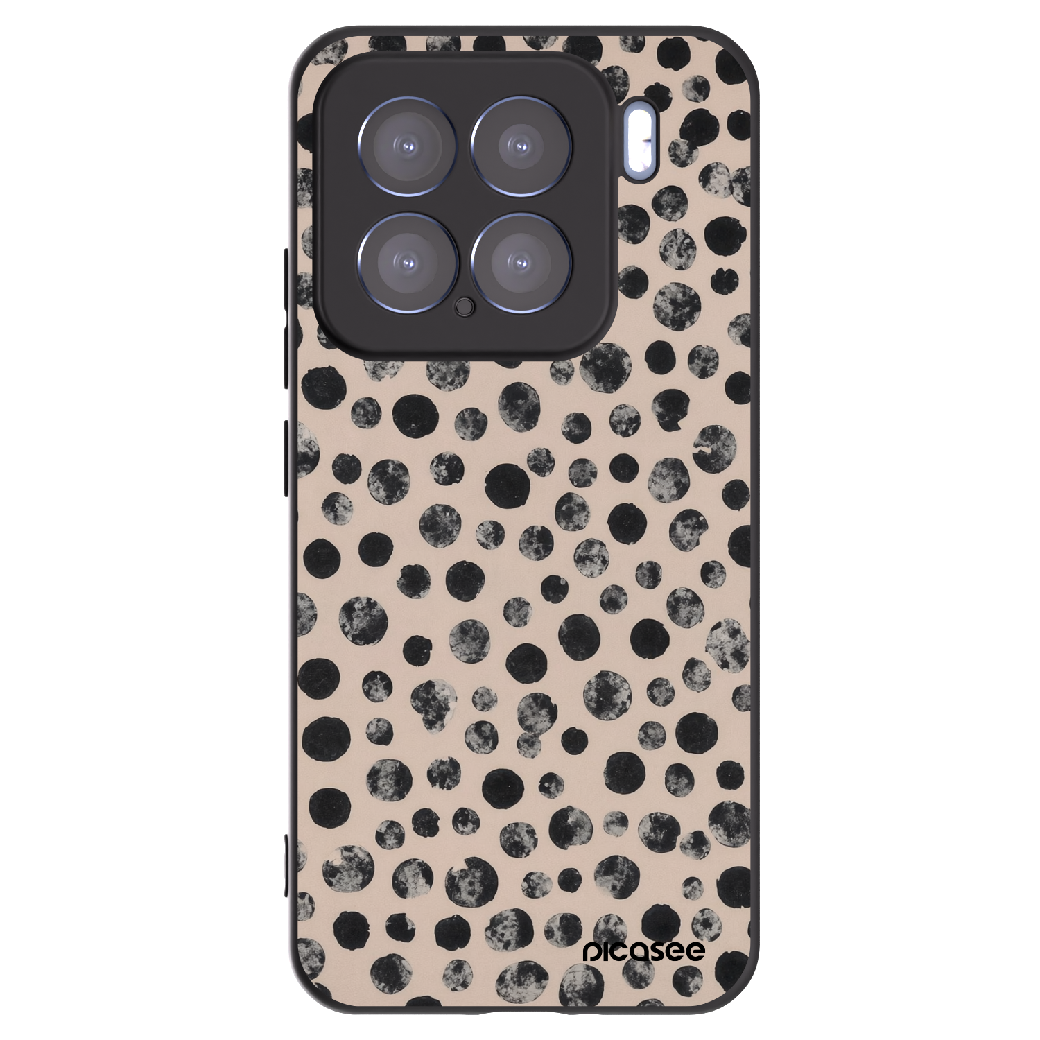 Picasee silikónový čierny obal pre Xiaomi 15 - Dots