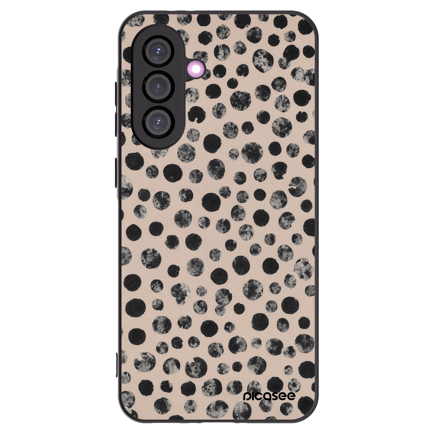 Picasee silikónový čierny obal pre Samsung Galaxy A36 5G - Dots
