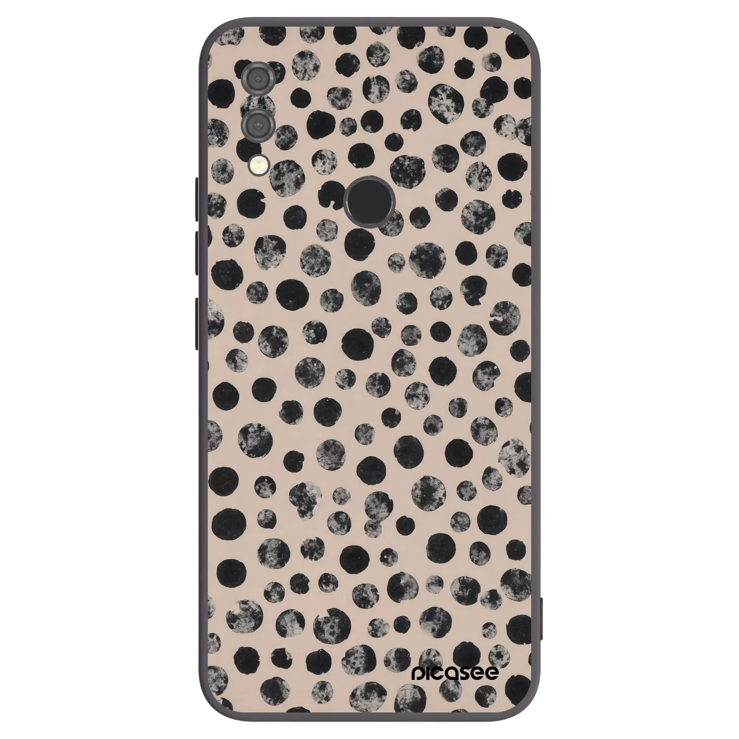 Picasee silikónový čierny obal pre Xiaomi Redmi Note 7 - Dots