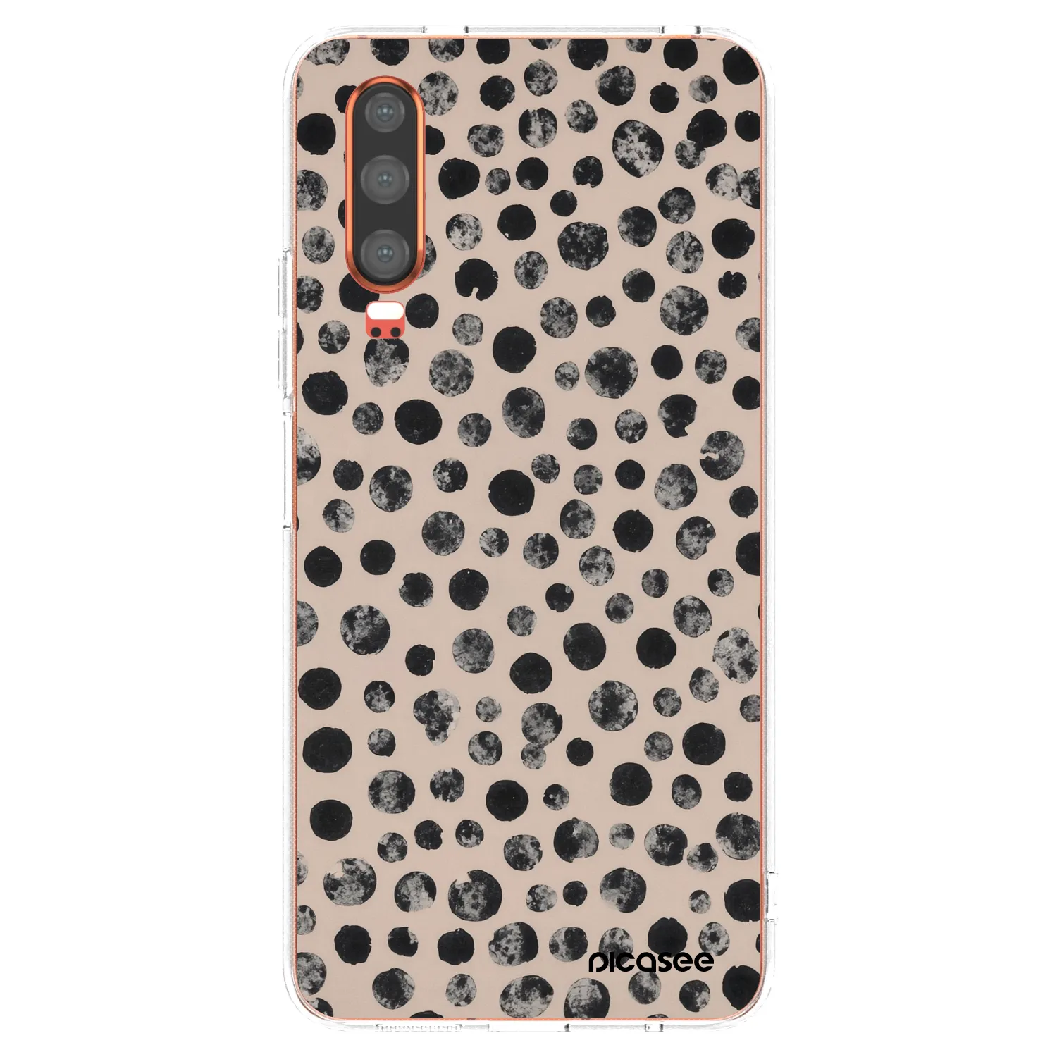 Picasee silikónový prehľadný obal pre Huawei P30 - Dots