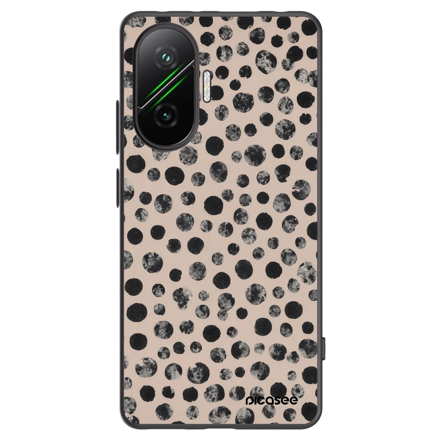 Picasee silikónový čierny obal pre Xiaomi Poco F7 Pro 5G - Dots