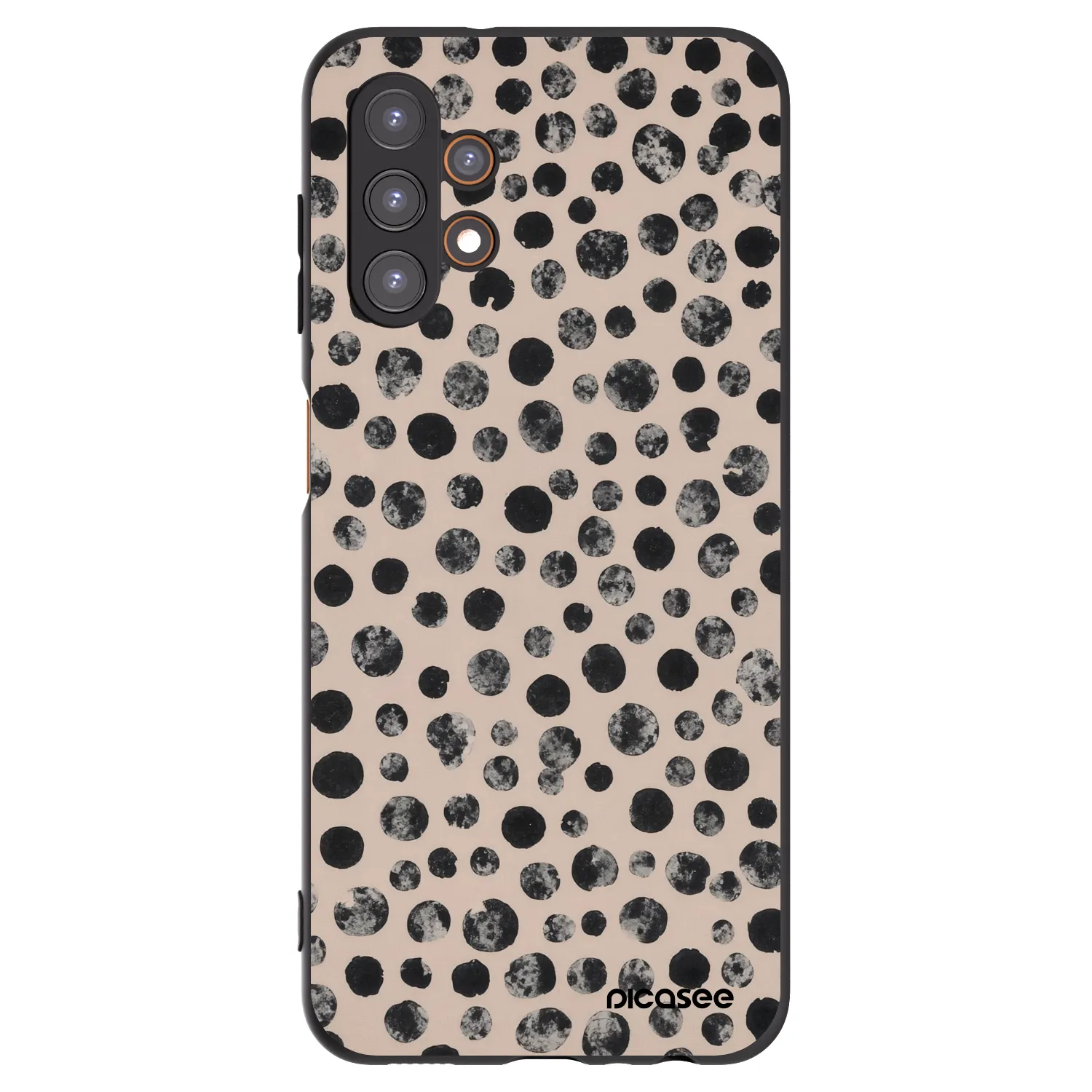 Picasee silikónový čierny obal pre Samsung Galaxy A13 5G - Dots