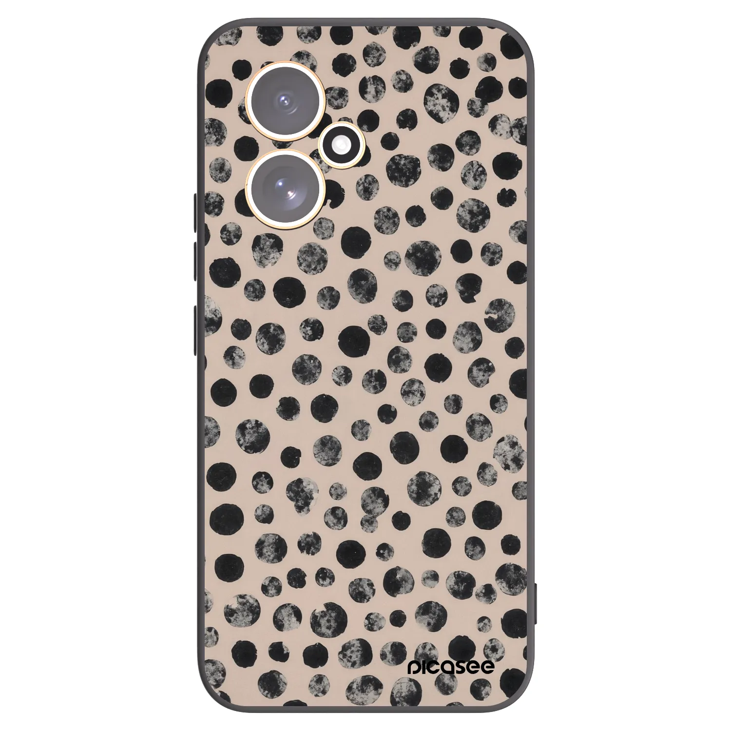 Picasee silikónový čierny obal pre Honor 400 5G - Dots
