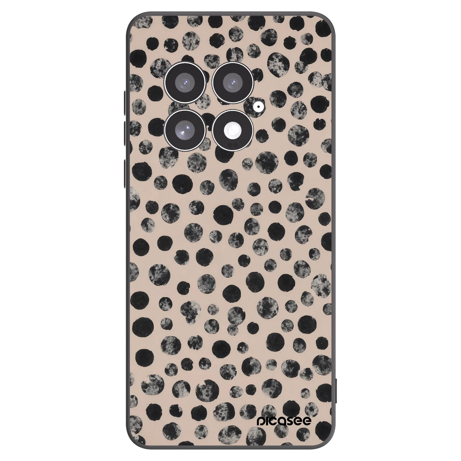Picasee silikónový čierny obal pre OnePlus 13 5G - Dots