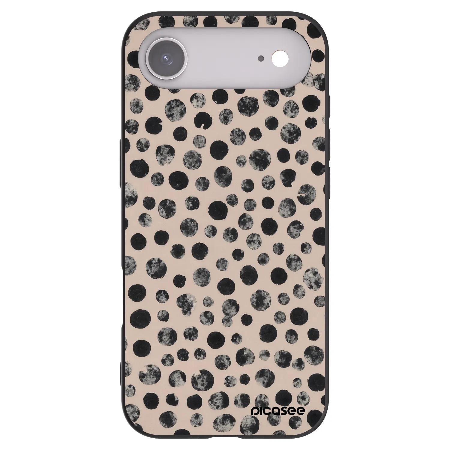 Picasee silikónový čierny obal pre Apple iPhone Air - Dots