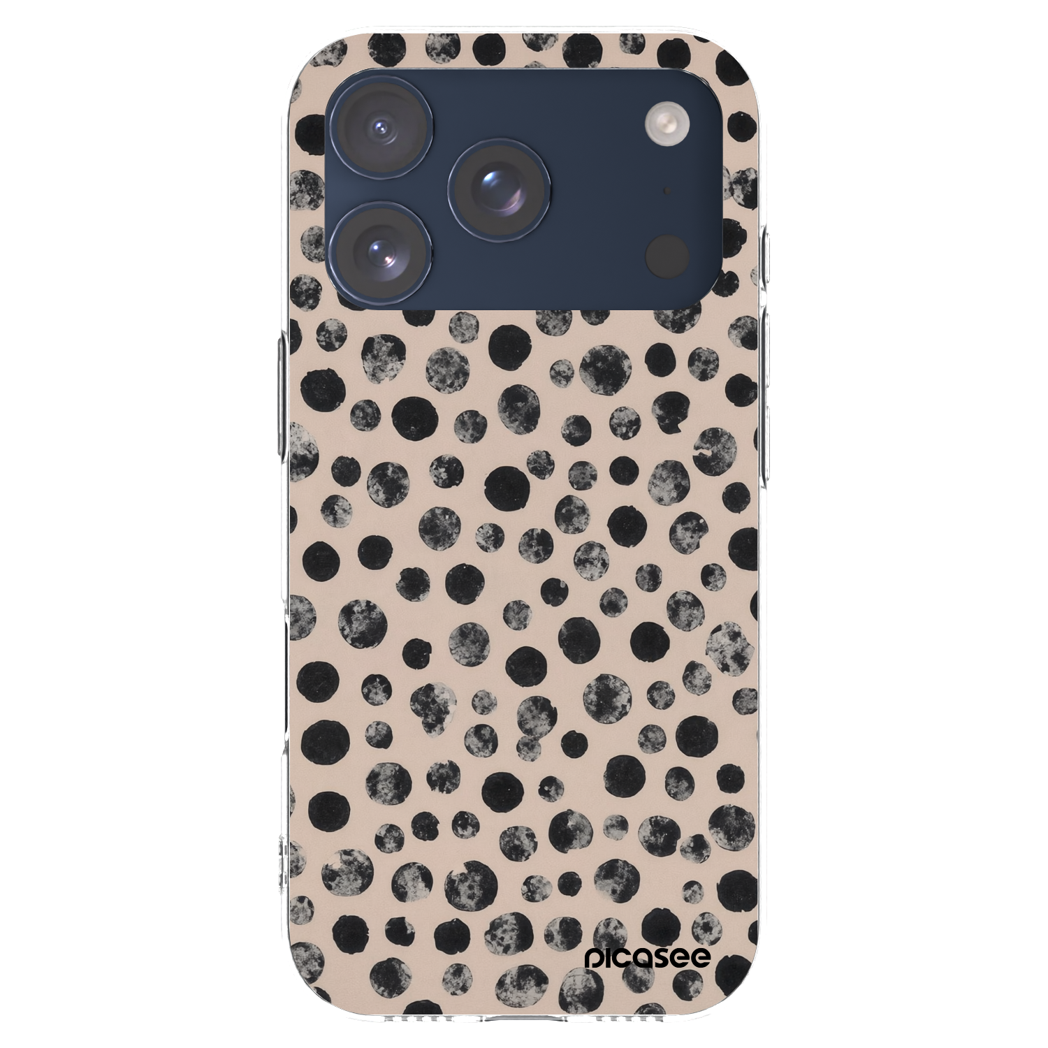 Picasee silikónový prehľadný obal pre Apple iPhone 17 Pro - Dots