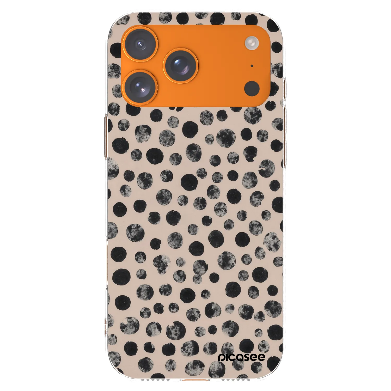 Picasee silikónový prehľadný obal pre Apple iPhone 17 Pro Max - Dots