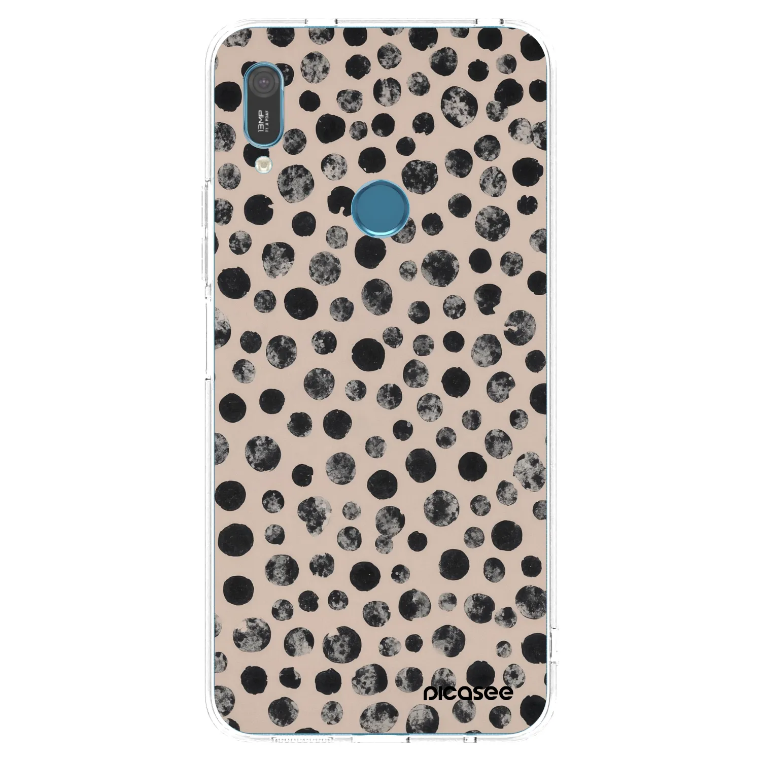 Picasee silikónový prehľadný obal pre Huawei Y6 2019 - Dots