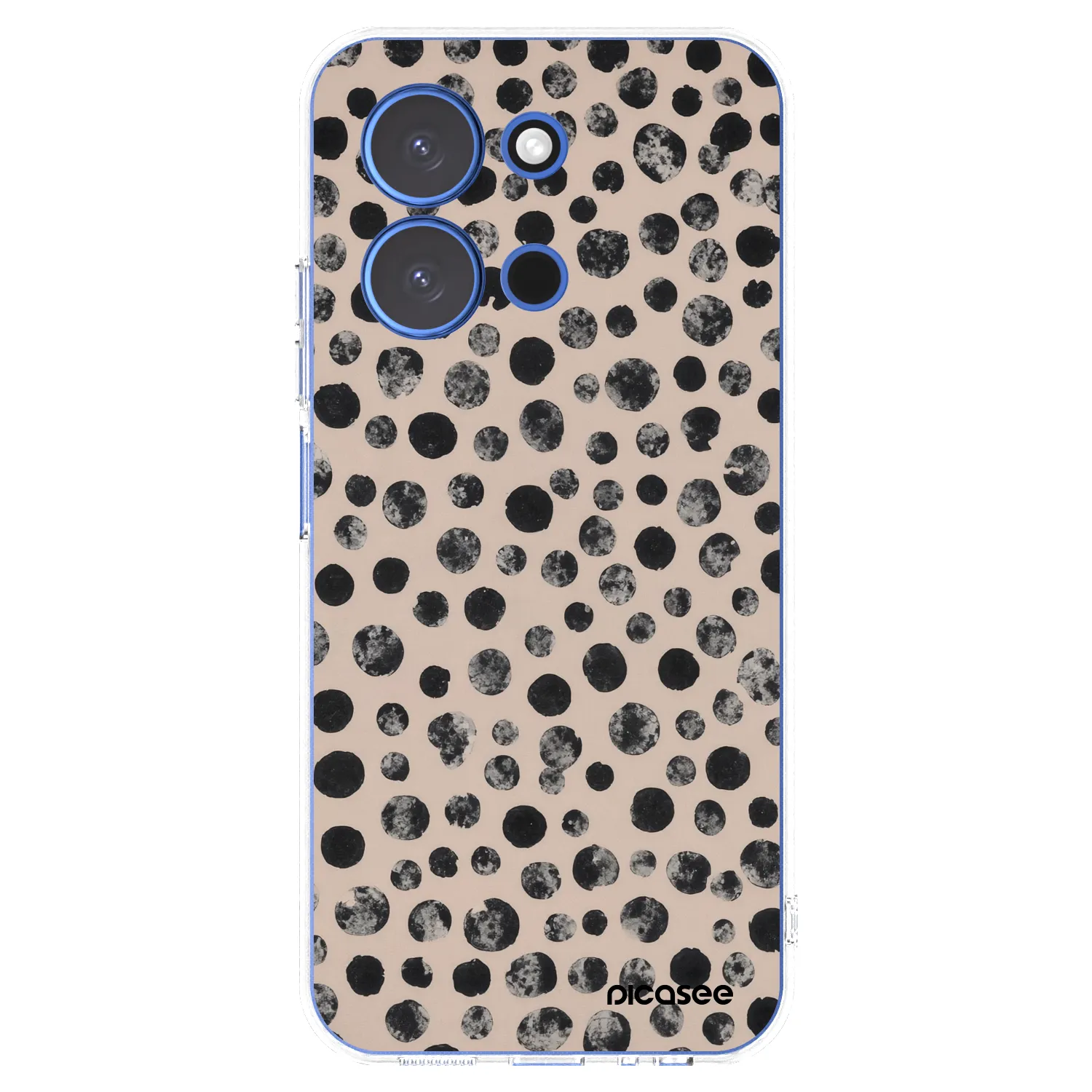 Silikónový prehľadný obal pre Xiaomi Redmi 15C 4G - Dots