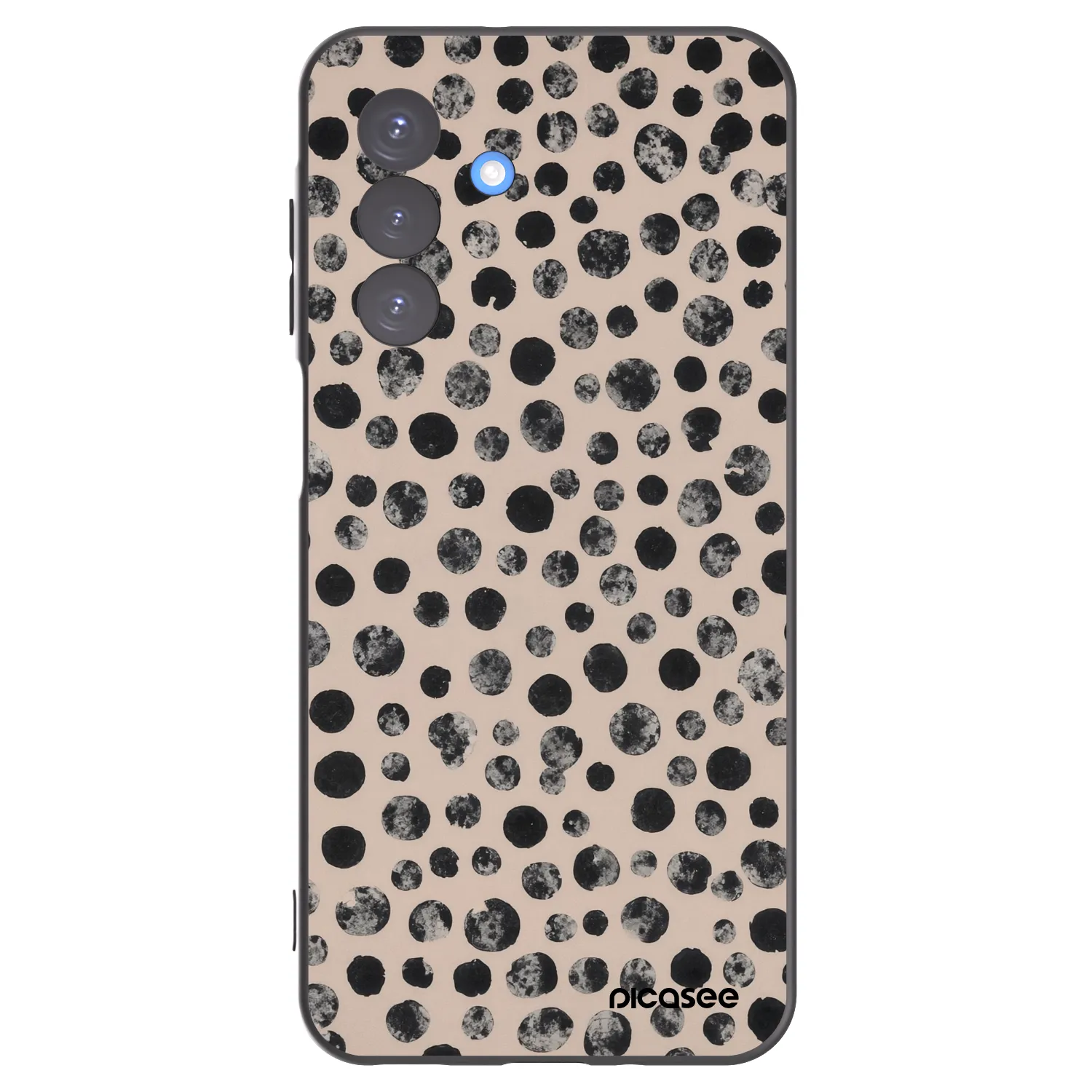 Picasee silikónový čierny obal pre Samsung Galaxy A17 5G - Dots