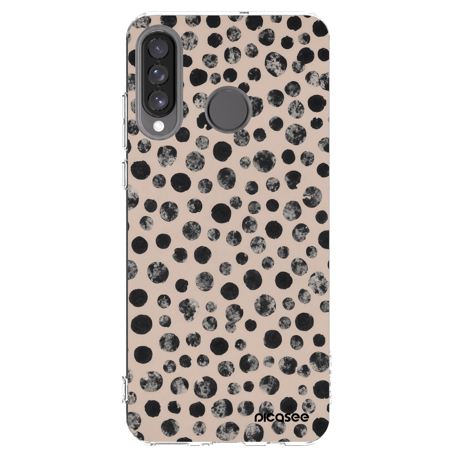Picasee silikónový prehľadný obal pre Huawei P30 Lite - Dots