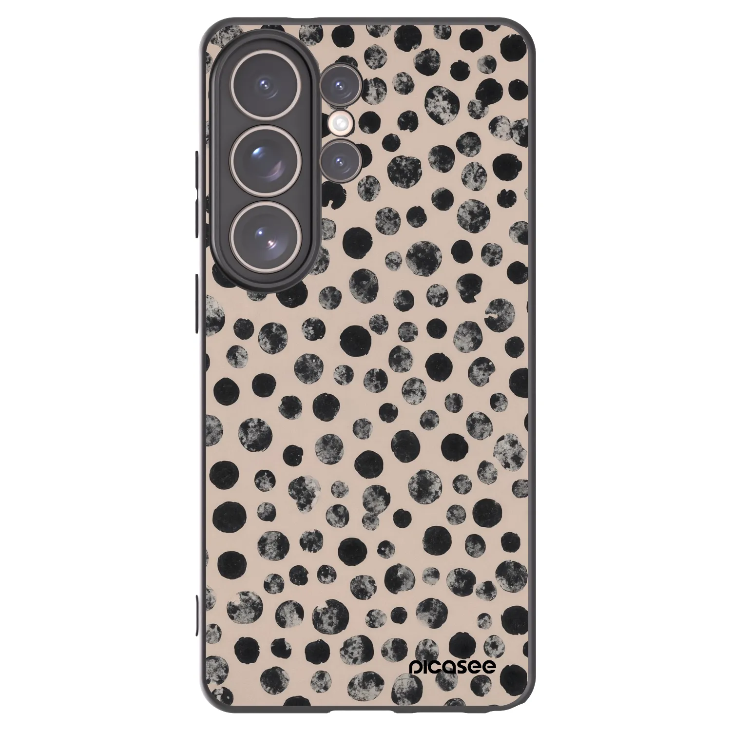 Picasee silikónový čierny obal pre Samsung Galaxy S26 Ultra - Dots