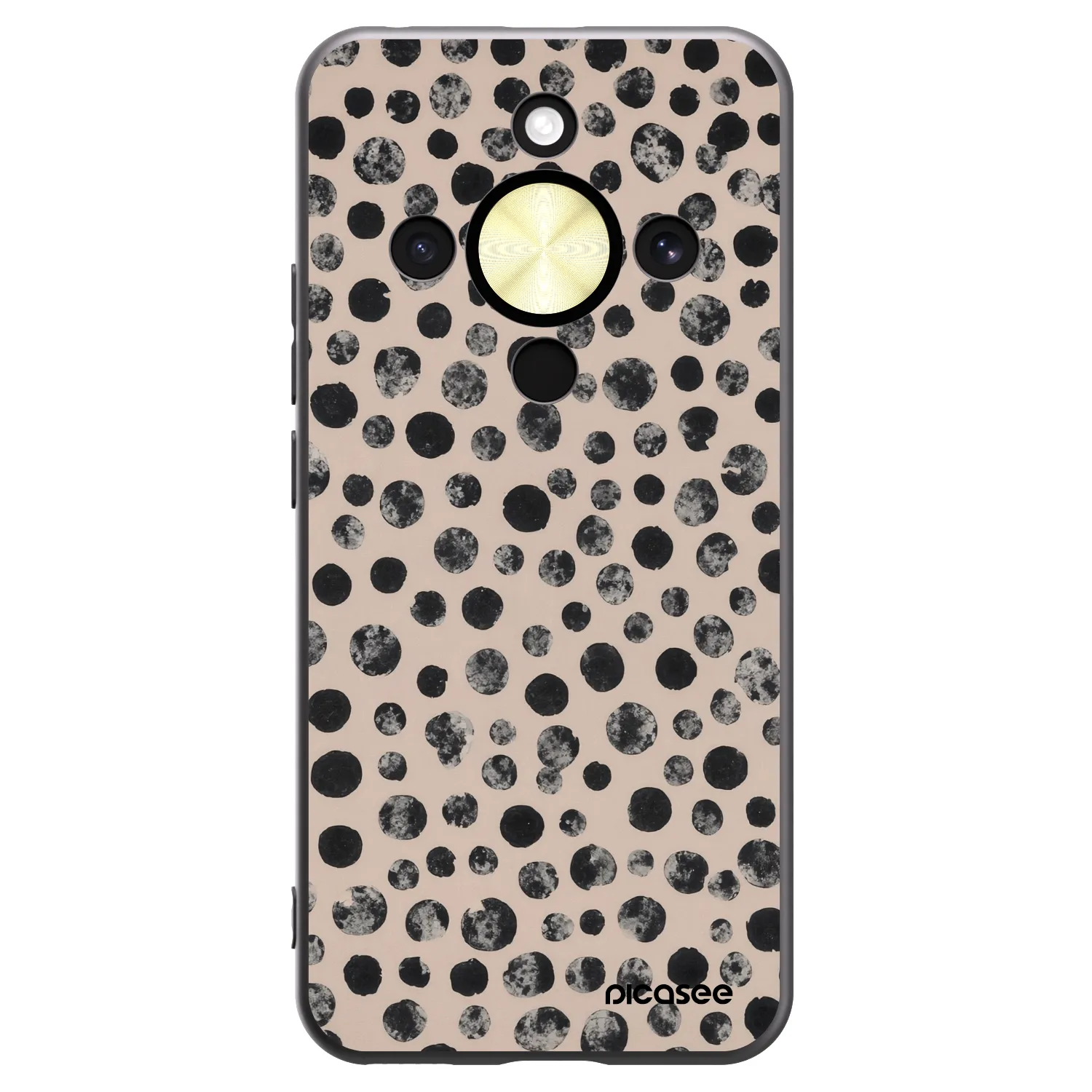 Picasee silikónový čierny obal pre Honor Magic8 Lite 5G - Dots