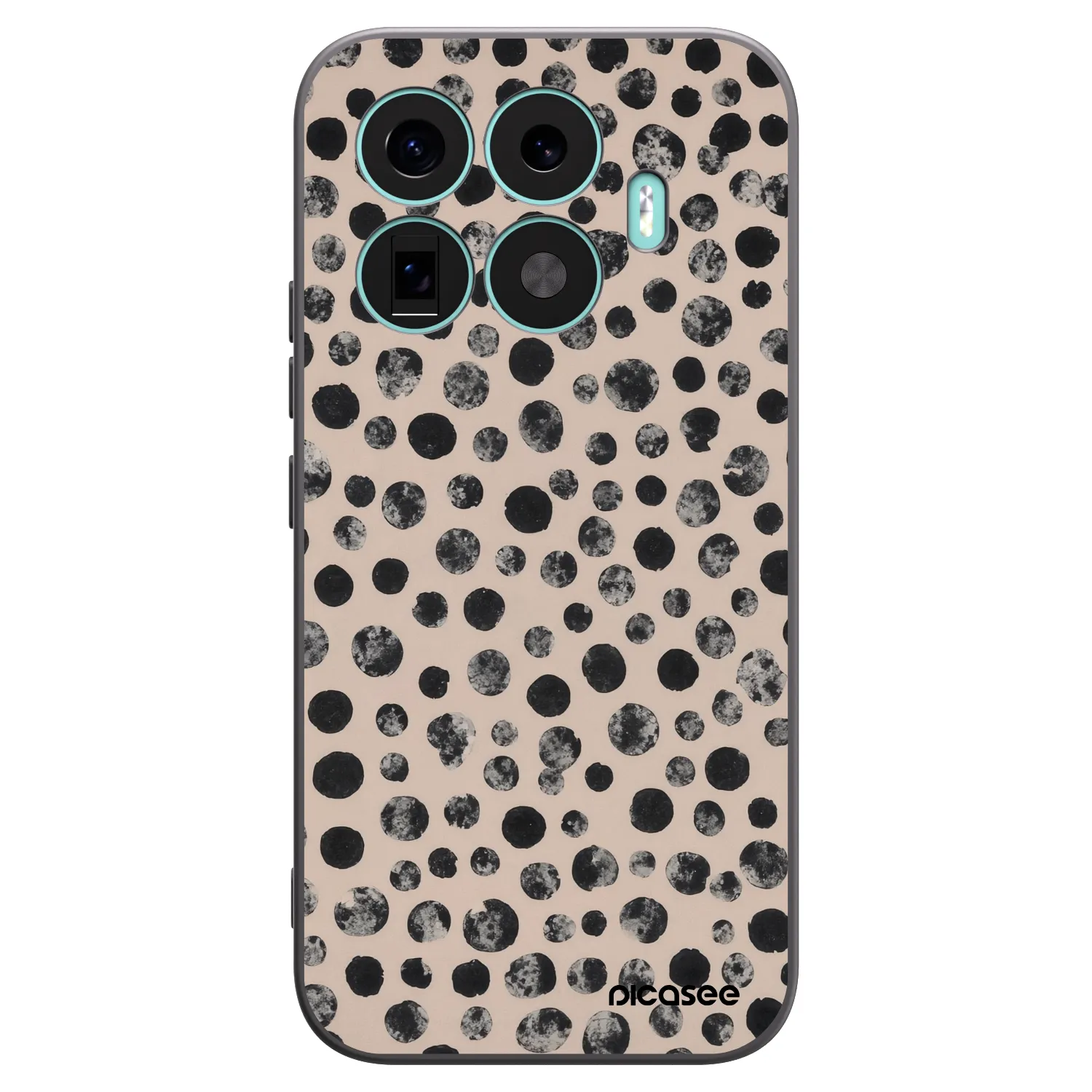 Picasee silikónový čierny obal pre Xiaomi 17T - Dots