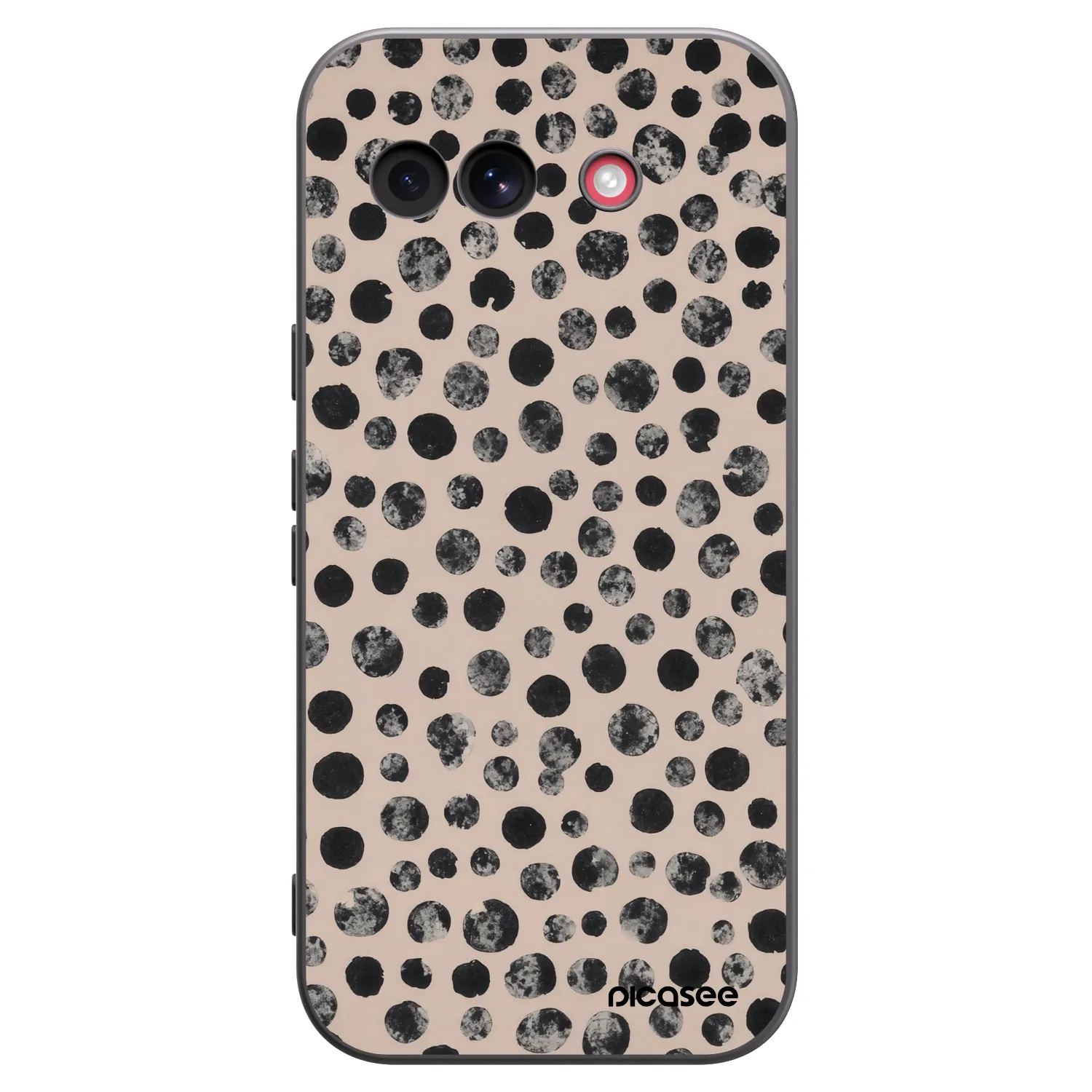 Picasee silikónový čierny obal pre Google Pixel 10a - Dots