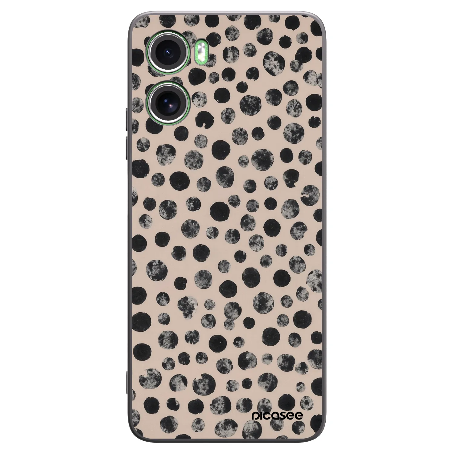 Picasee silikónový čierny obal pre Motorola Moto G06 - Dots