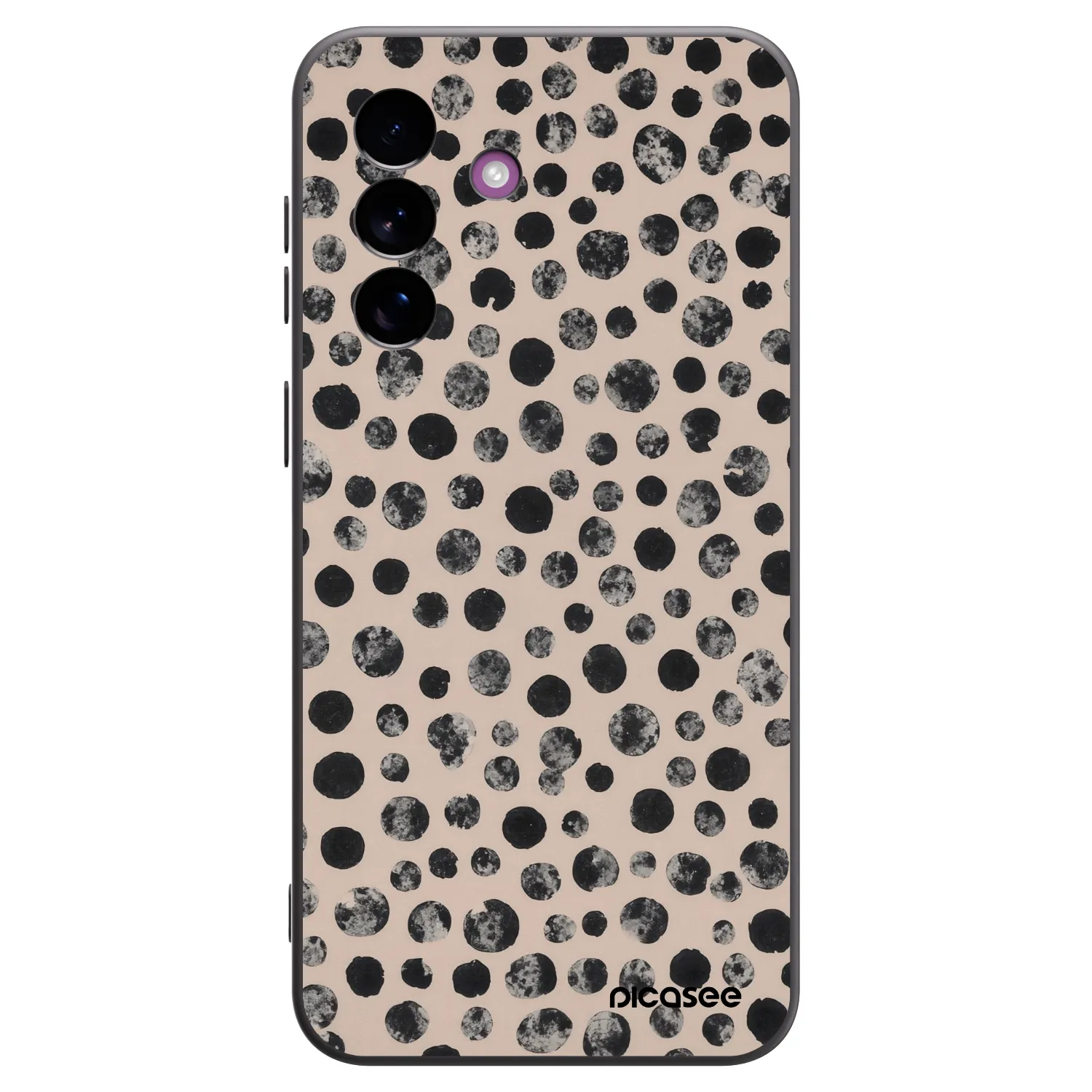 Picasee silikónový čierny obal pre Samsung Galaxy A37 - Dots