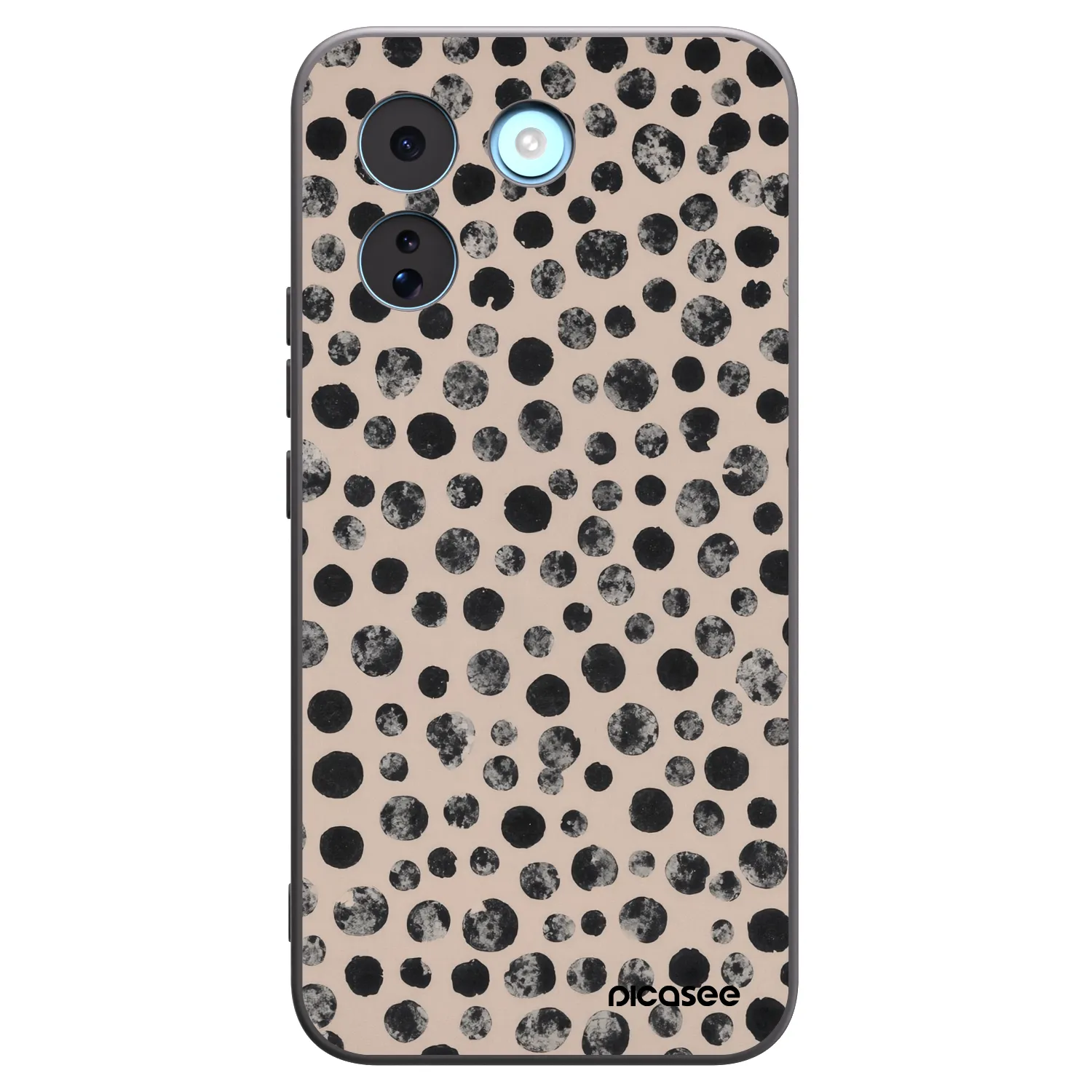 Picasee silikónový čierny obal pre Xiaomi Redmi Note 17 Pro MAX 5G - Dots