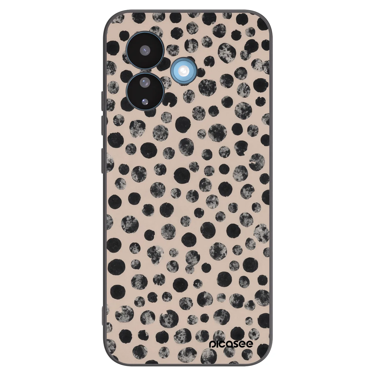 Picasee silikónový čierny obal pre Xiaomi Redmi Note 17 Pro 5G - Dots
