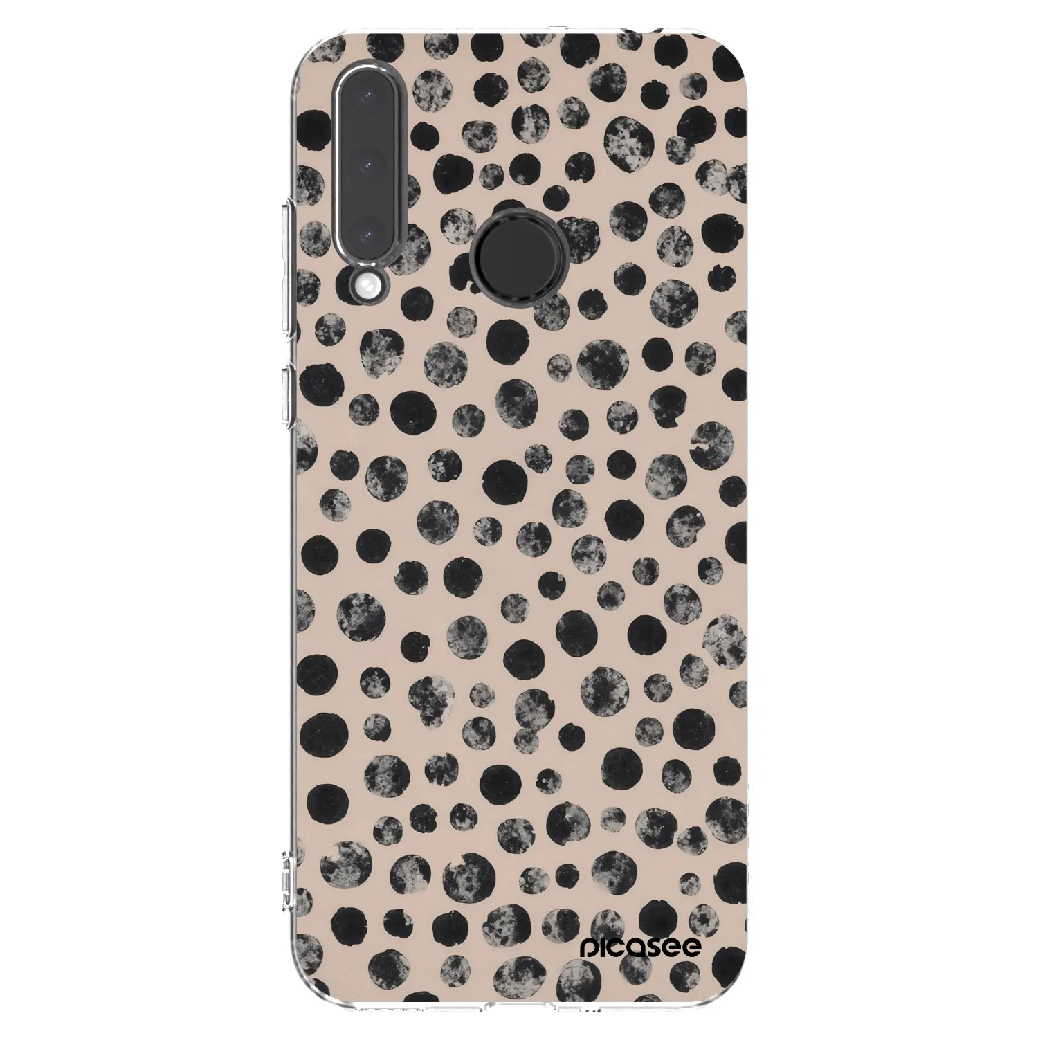 Picasee silikónový prehľadný obal pre Honor 20 Lite - Dots