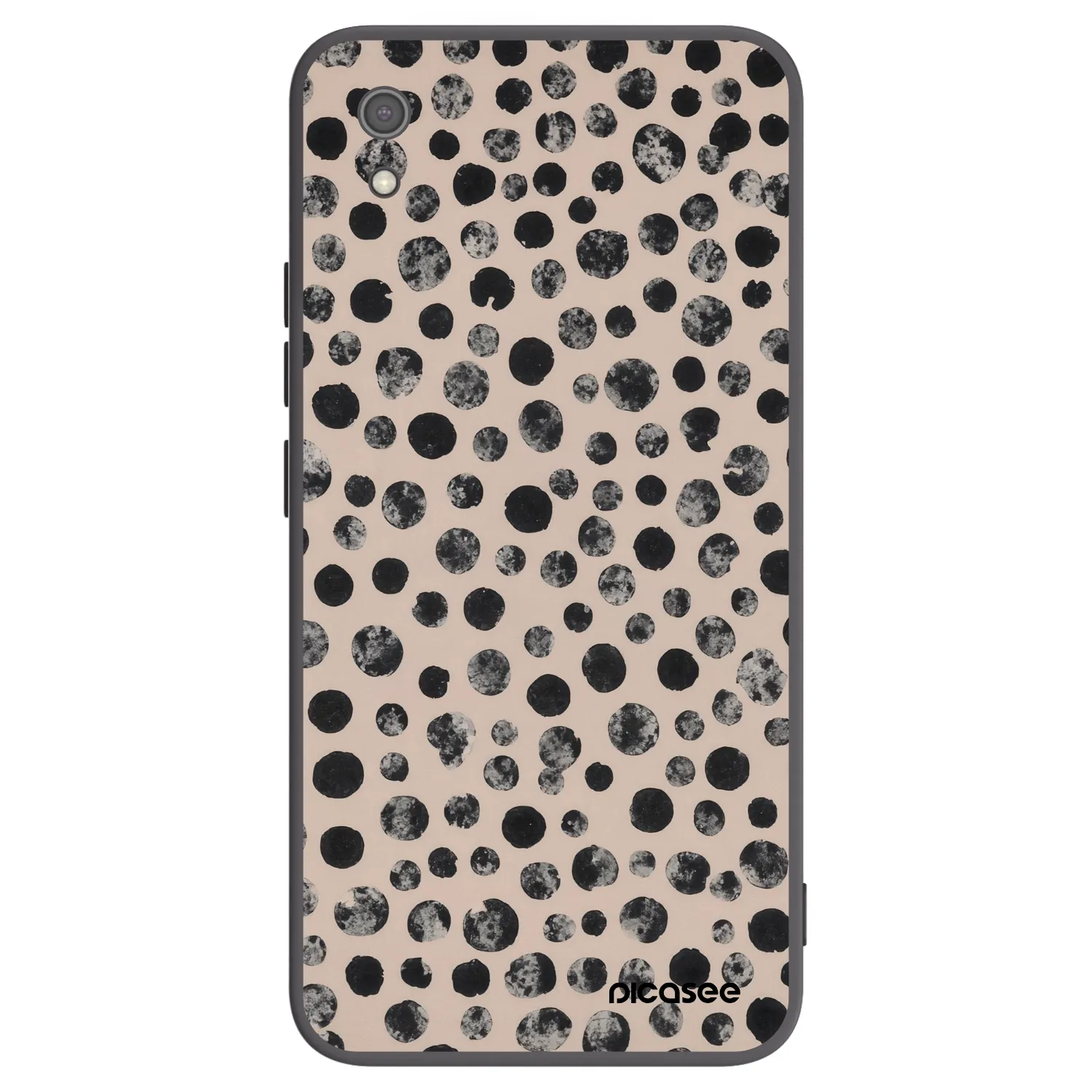 Picasee silikónový čierny obal pre Xiaomi Redmi 7A - Dots