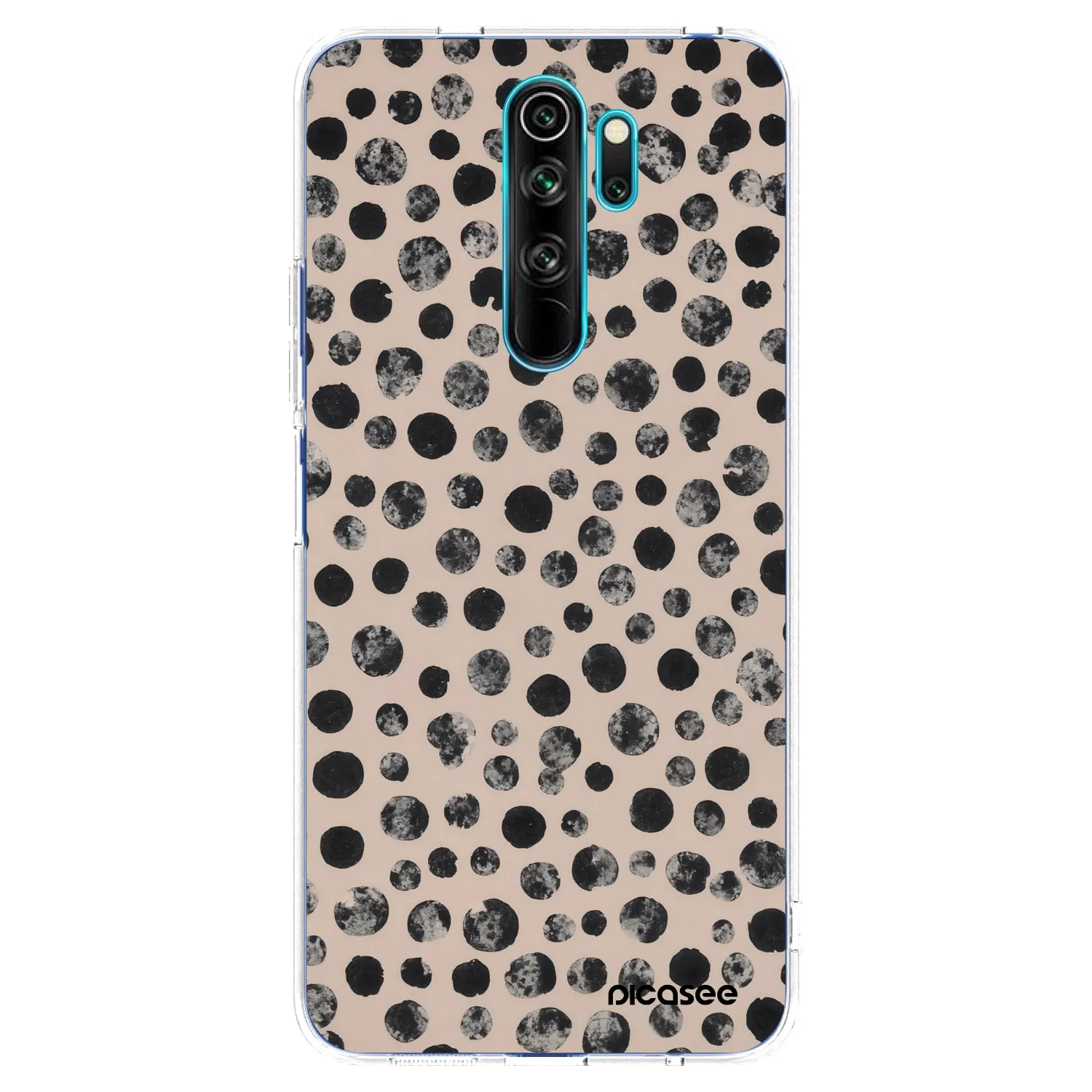 Picasee silikónový prehľadný obal pre Xiaomi Redmi Note 8 Pro - Dots