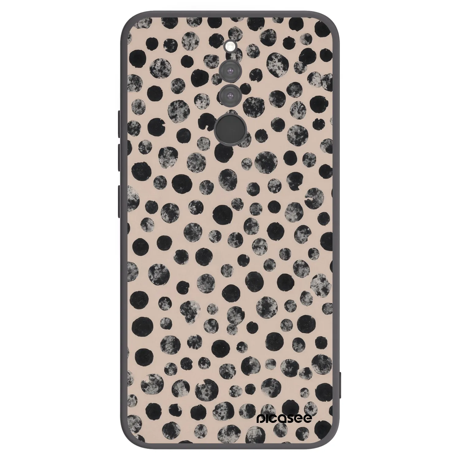 Picasee silikónový čierny obal pre Xiaomi Redmi 8 - Dots