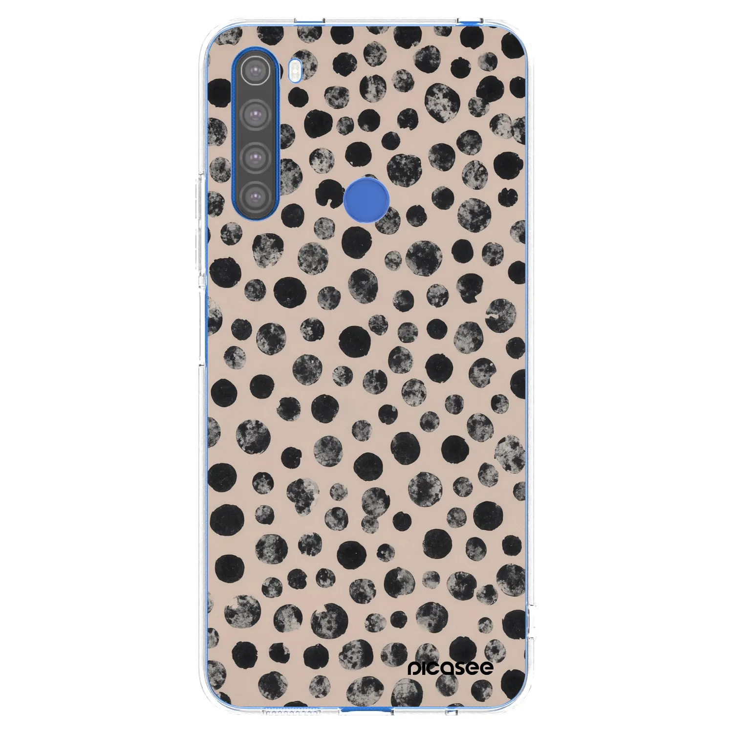 Silikónový prehľadný obal pre Xiaomi Redmi Note 8T - Dots