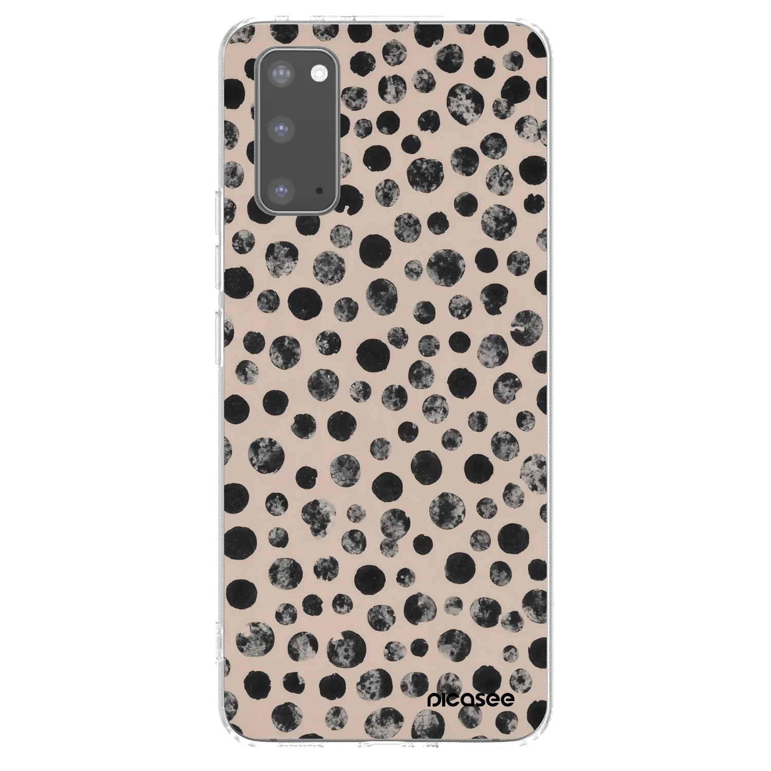 Picasee silikónový prehľadný obal pre Samsung Galaxy S20 G980F - Dots