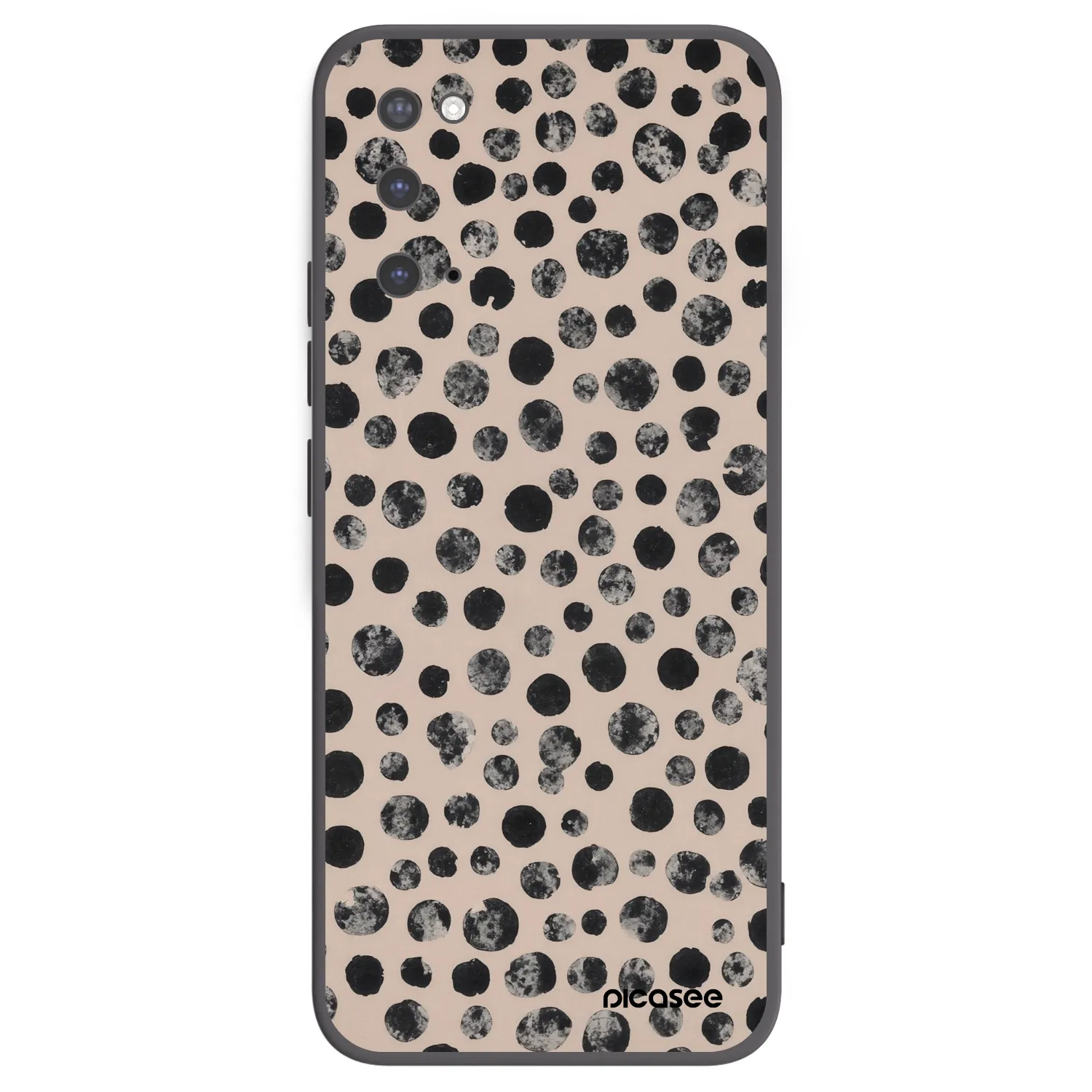 Picasee silikónový čierny obal pre Samsung Galaxy S20 G980F - Dots