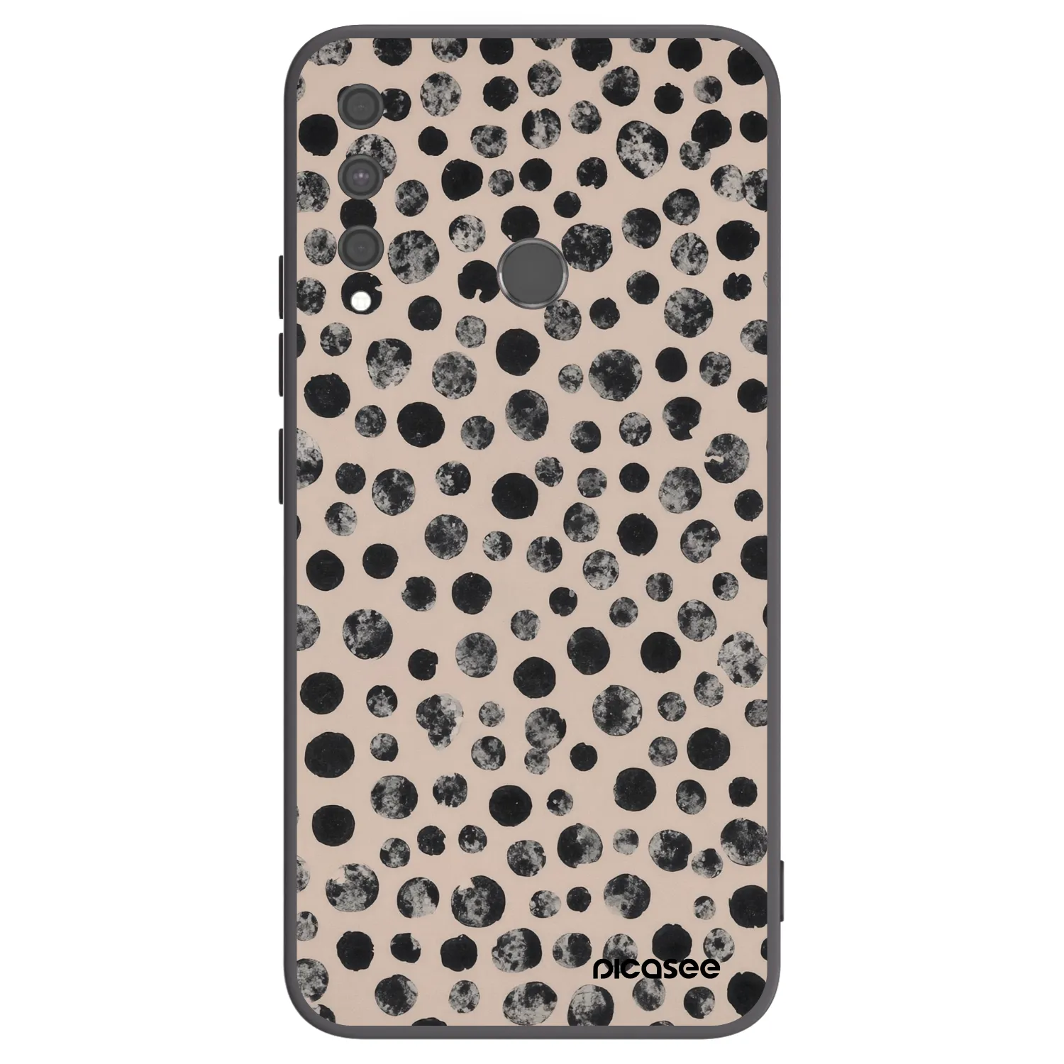 Picasee silikónový čierny obal pre Huawei P40 Lite E - Dots