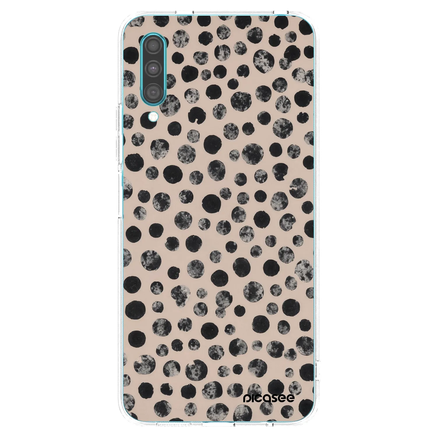 Picasee silikónový prehľadný obal pre Samsung Galaxy A30s A307F - Dots