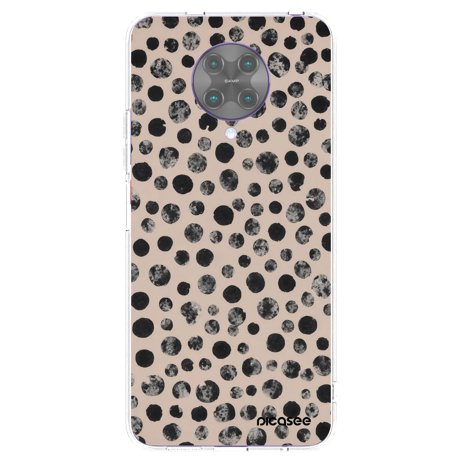 Picasee silikónový prehľadný obal pre Xiaomi Poco F2 Pro - Dots