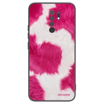 Picasee silikónový čierny obal pre Xiaomi Redmi 9 - Pink Moo
