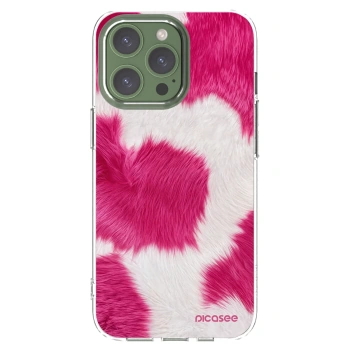 Picasee silikónový prehľadný obal pre Apple iPhone 13 Pro - Pink Moo