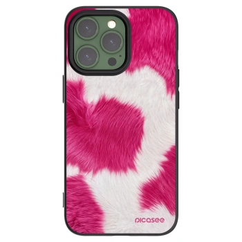 Picasee silikónový čierny obal pre Apple iPhone 13 Pro - Pink Moo